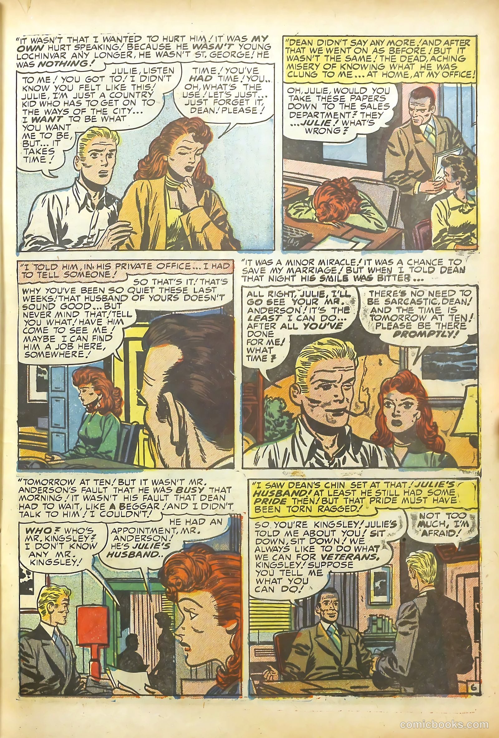 Young Romance #36 (1949) — page 22 of 53