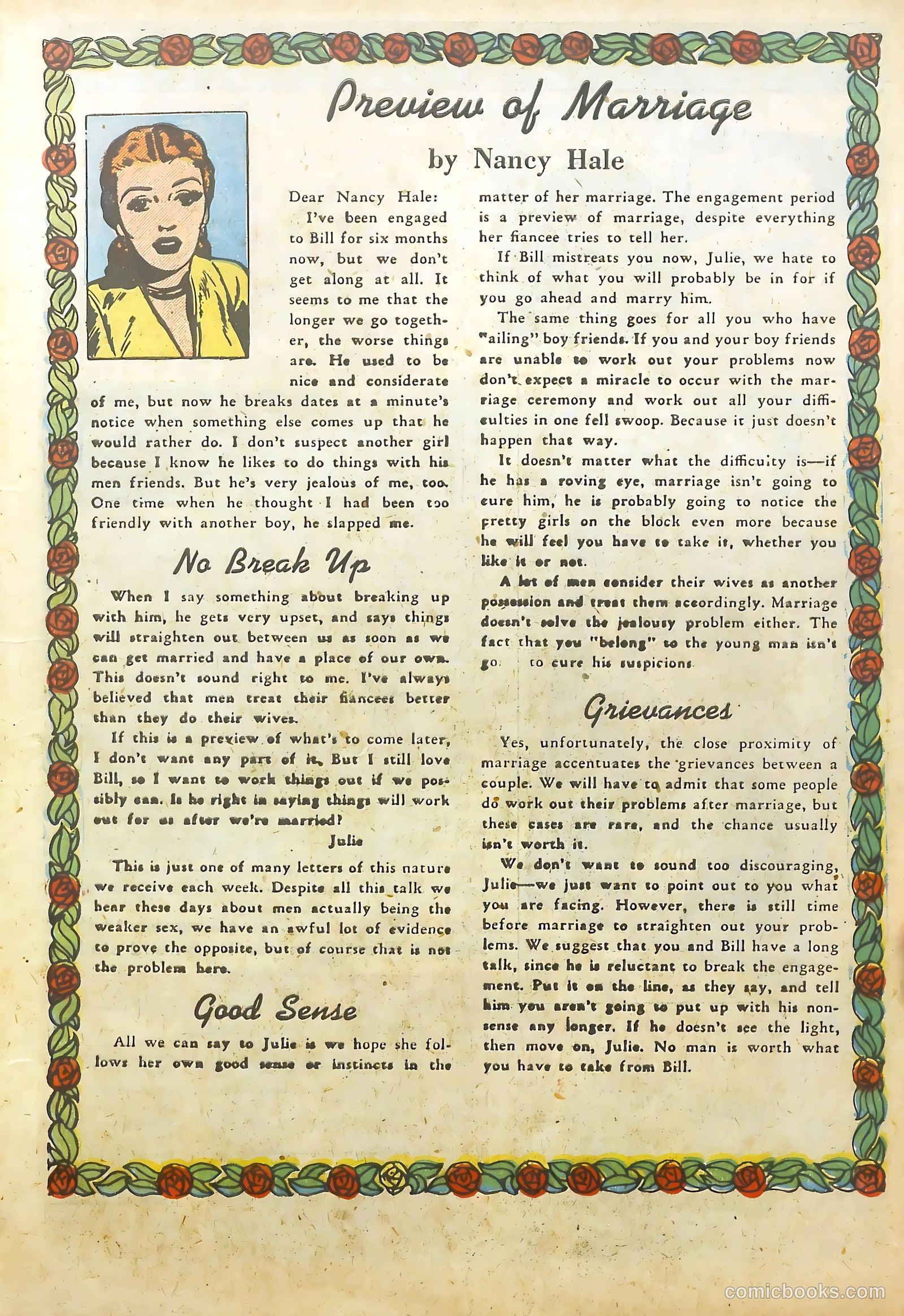 Young Romance #36 (1949) — page 30 of 53