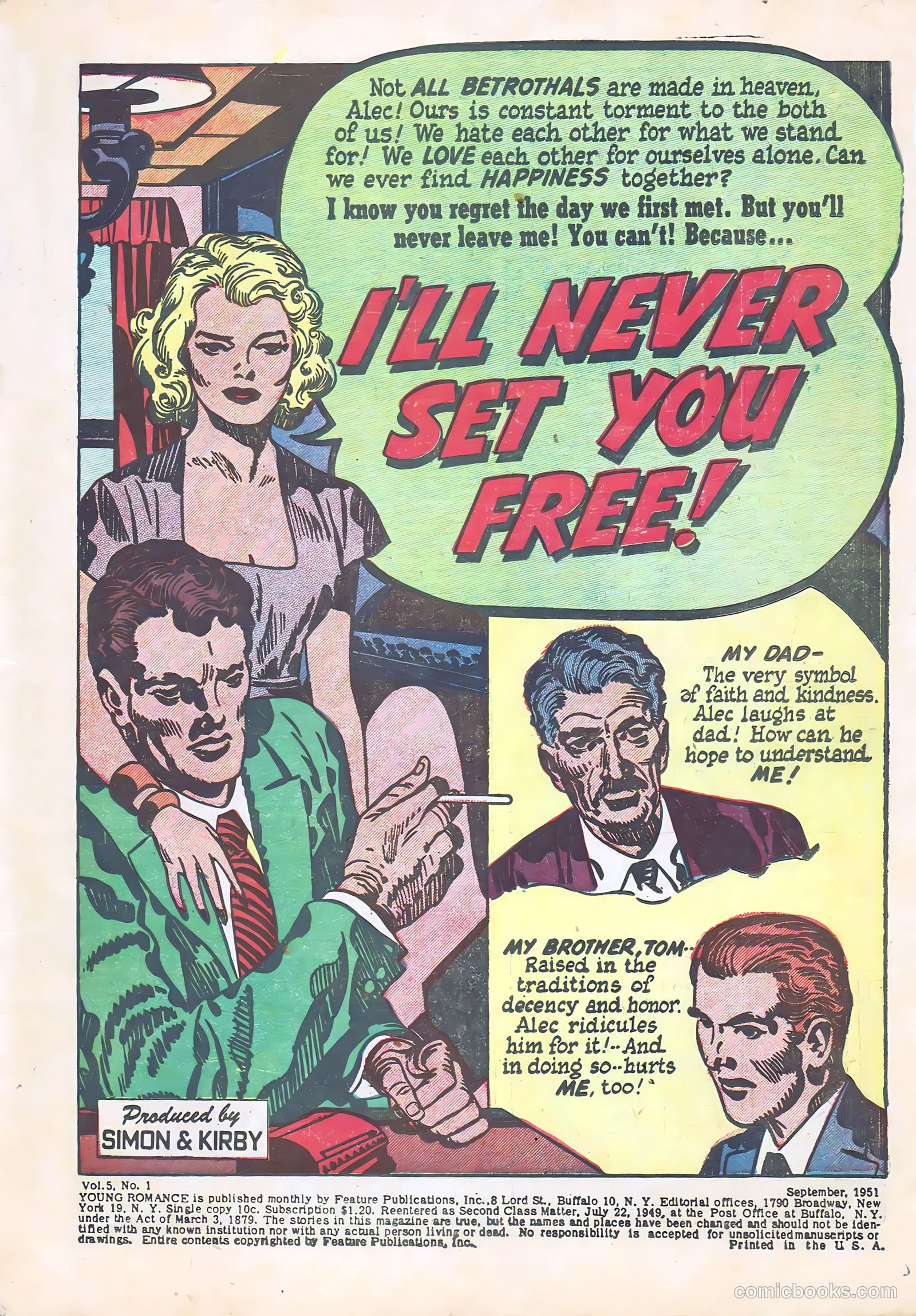 Young Romance #37 (1951) — page 3 of 52