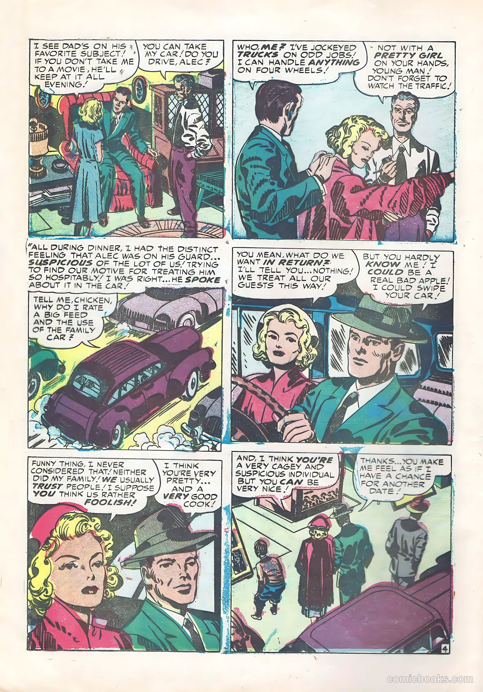 Young Romance #37 (1951) — page 6 of 52