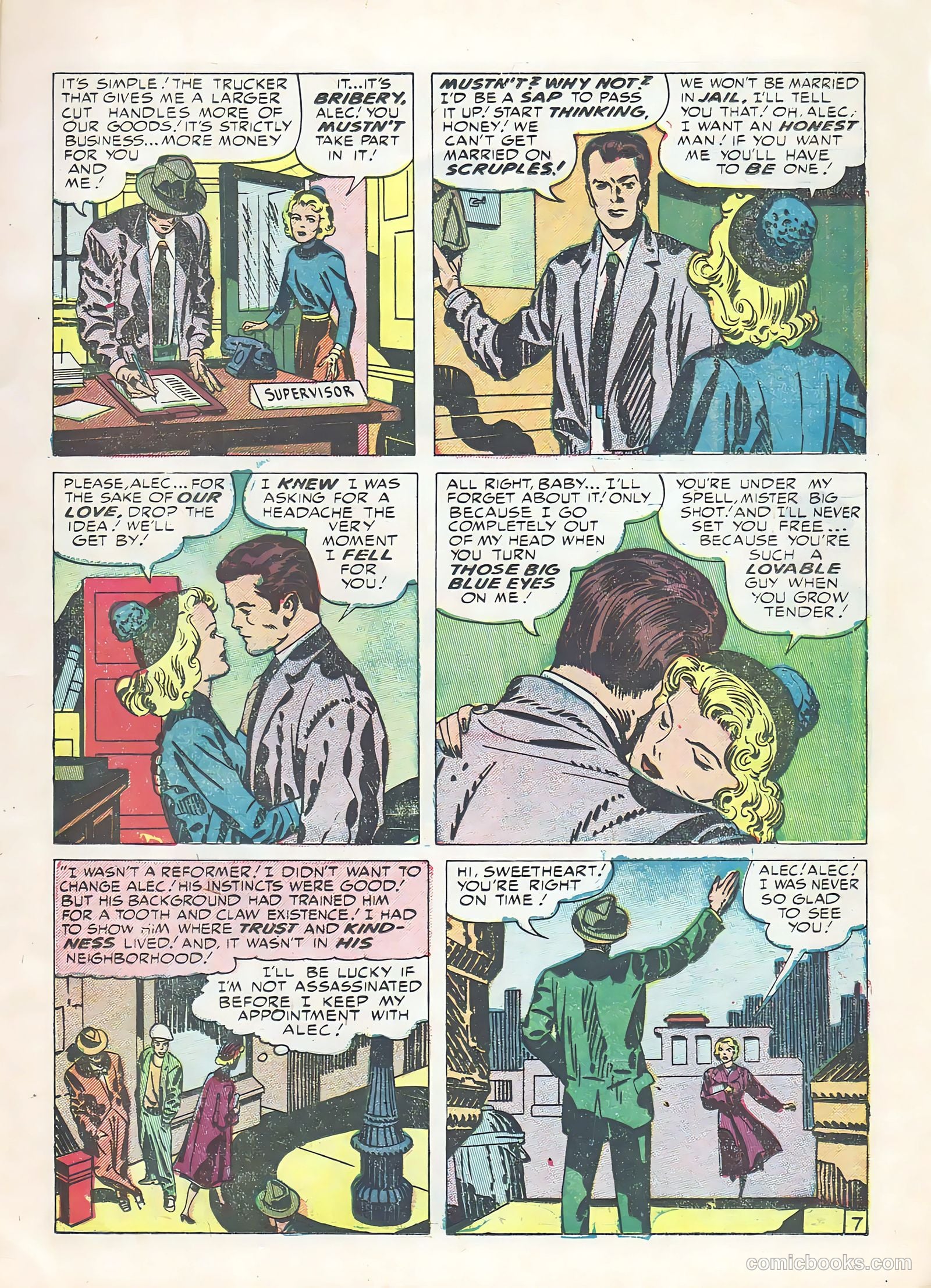 Young Romance #37 (1951) — page 9 of 52