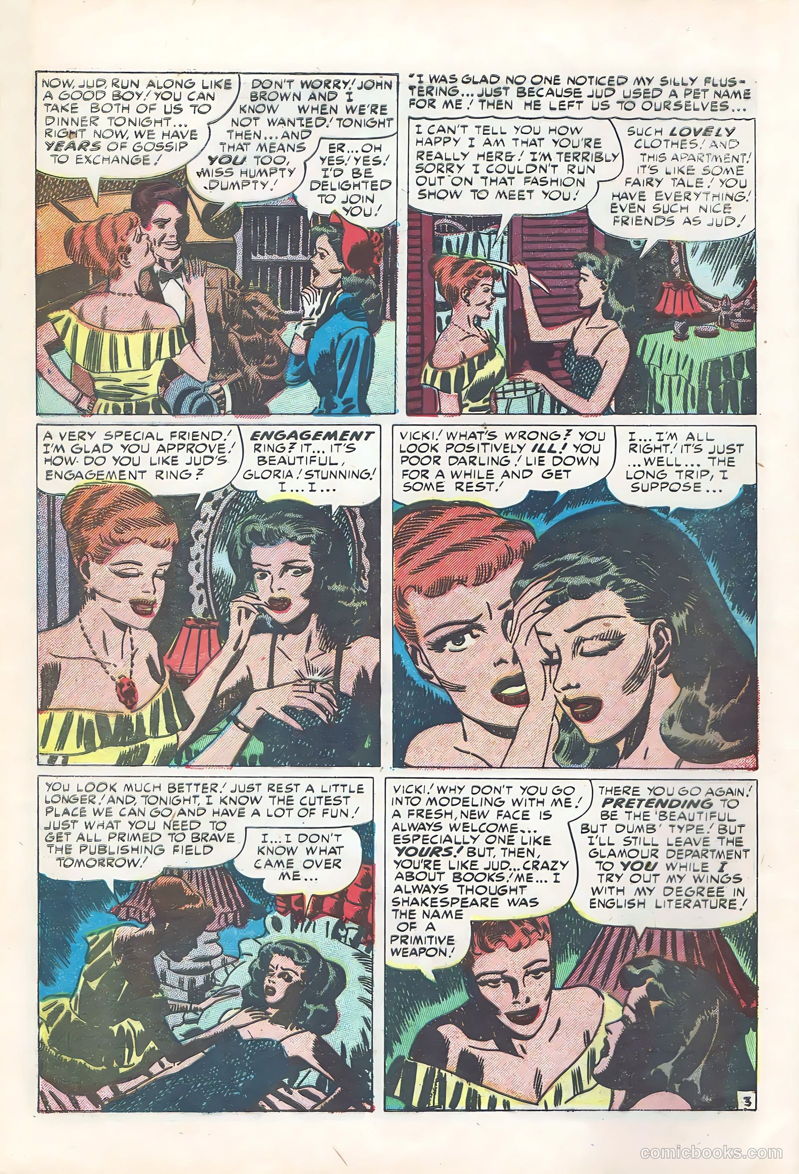 Young Romance #37 (1951) — page 16 of 52