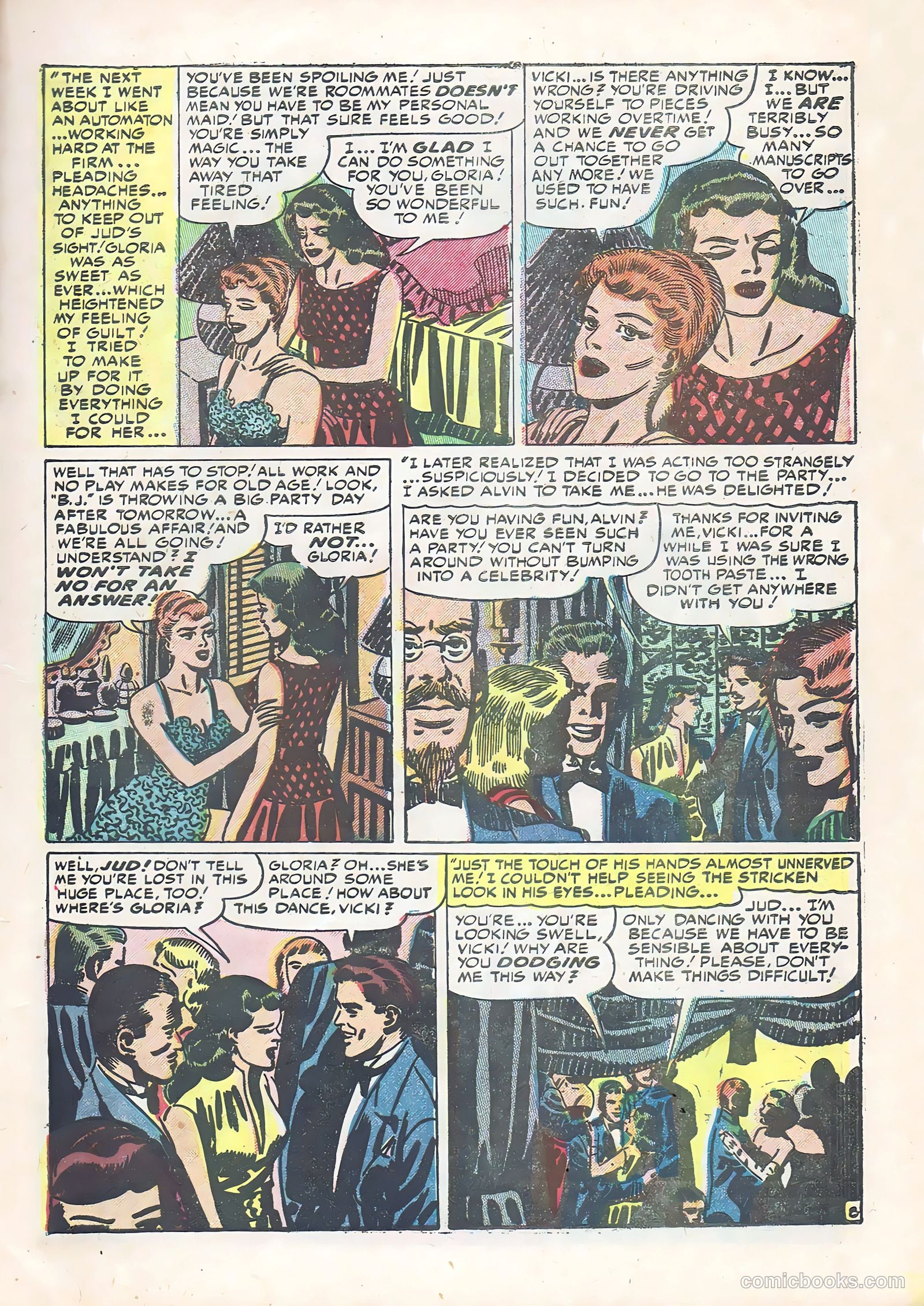 Young Romance #37 (1951) — page 21 of 52