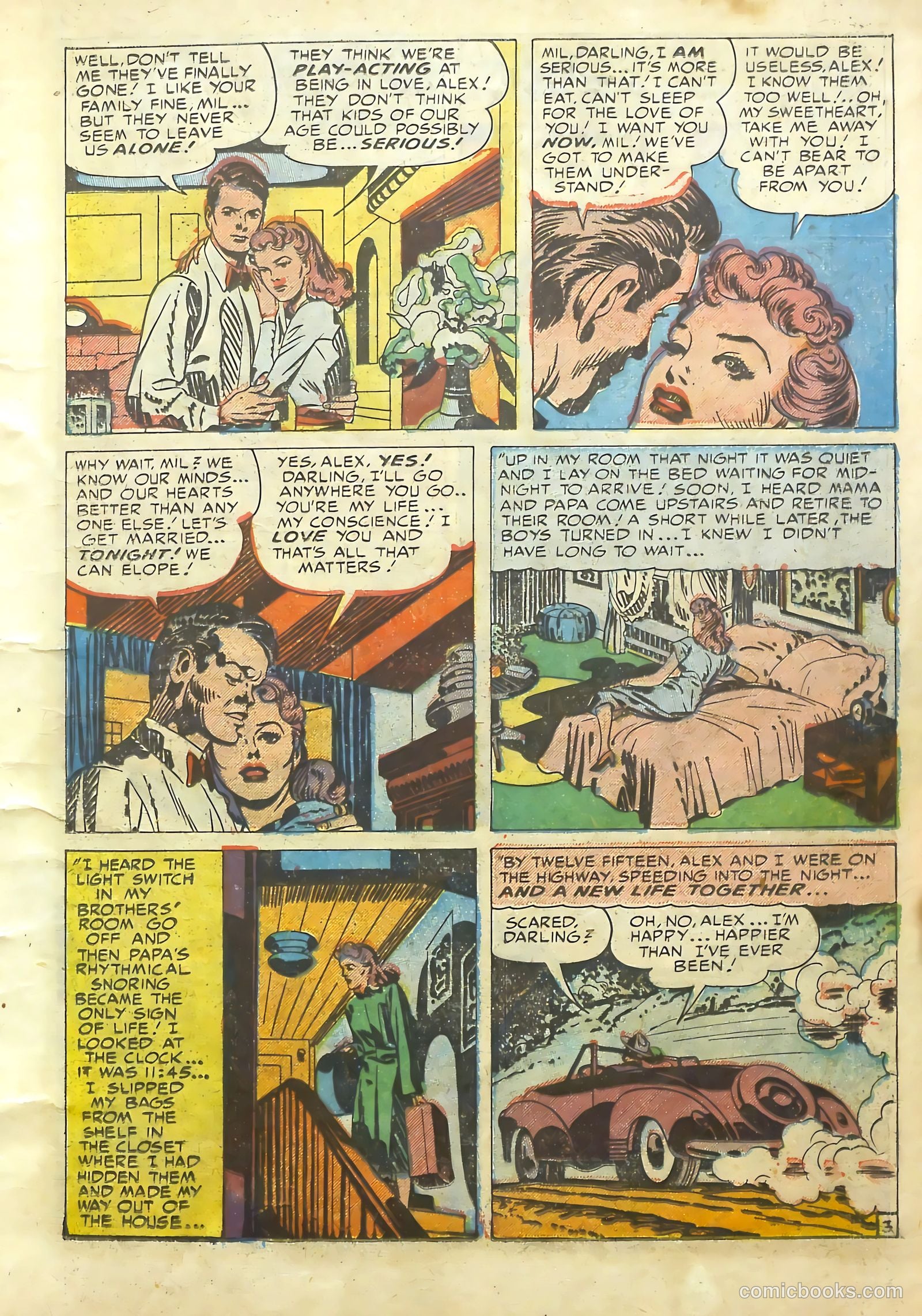 Young Romance #38 (1945) — page 6 of 53