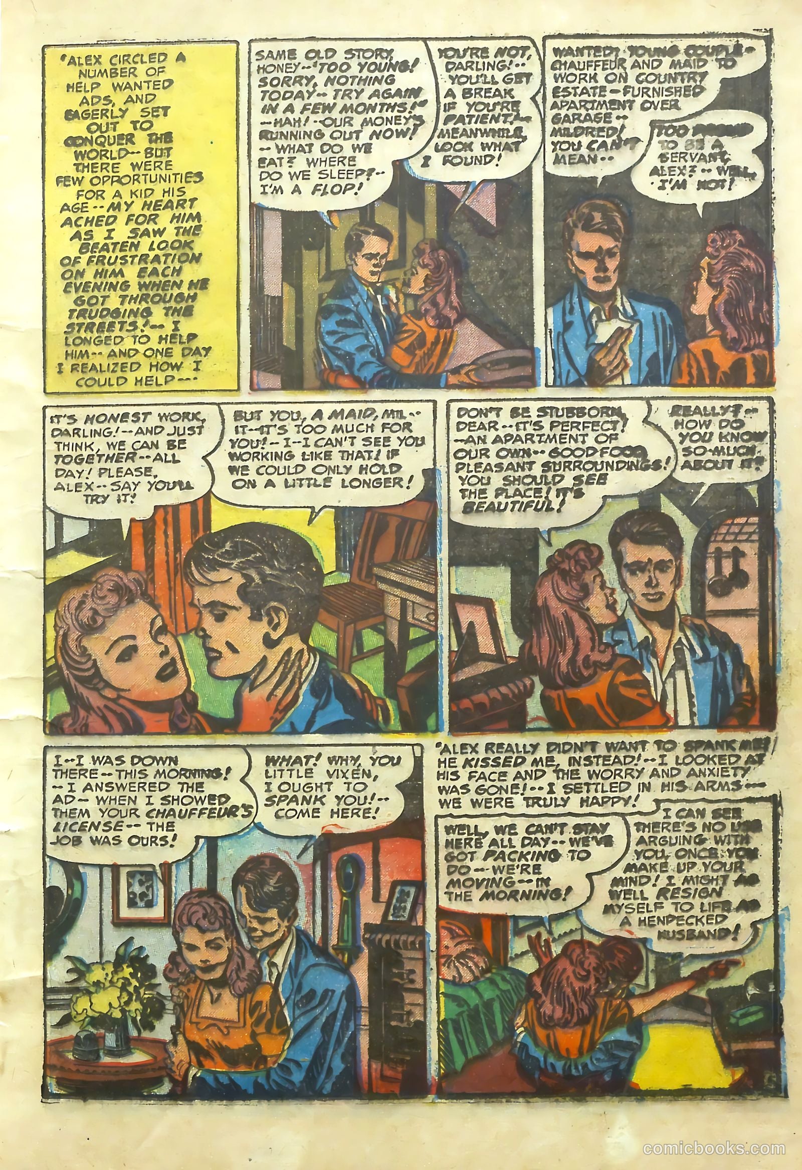 Young Romance #38 (1945) — page 8 of 53