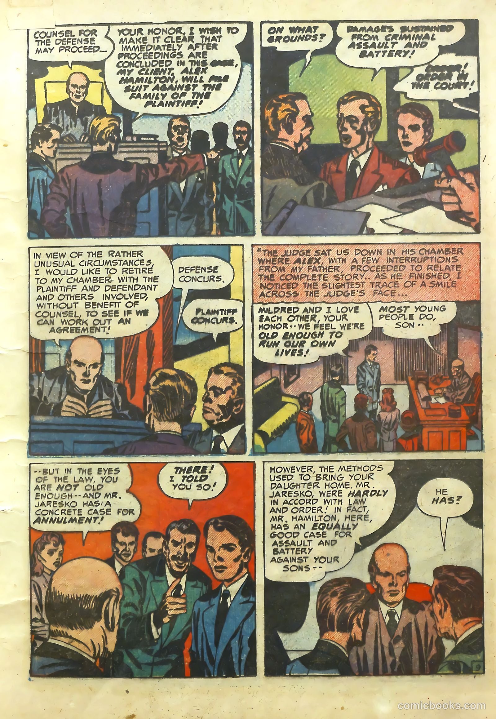 Young Romance #38 (1945) — page 12 of 53