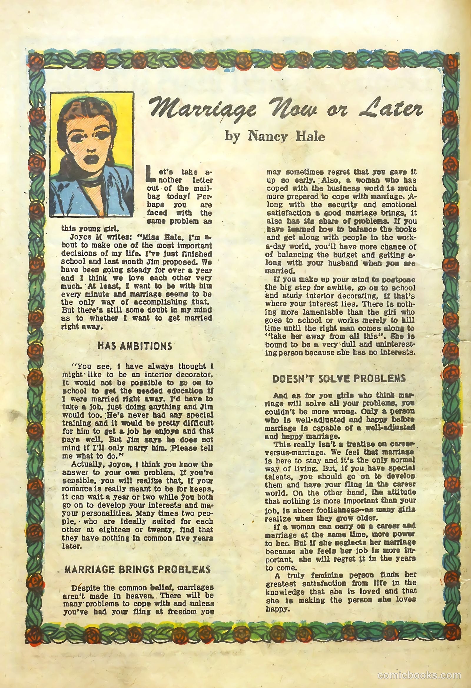 Young Romance #38 (1945) — page 39 of 53