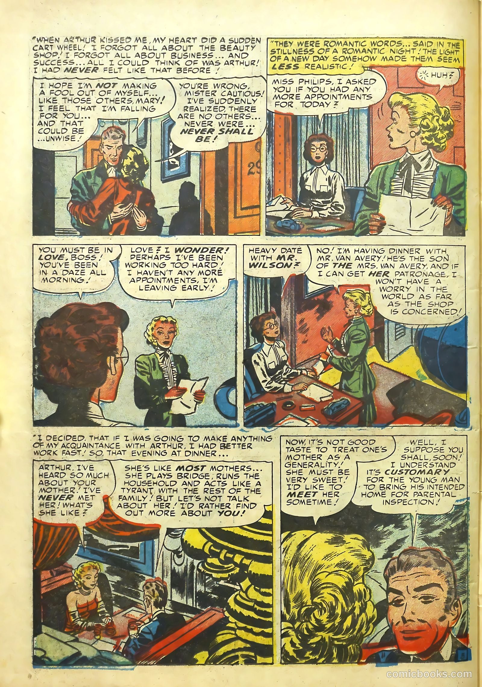 Young Romance #38 (1945) — page 45 of 53