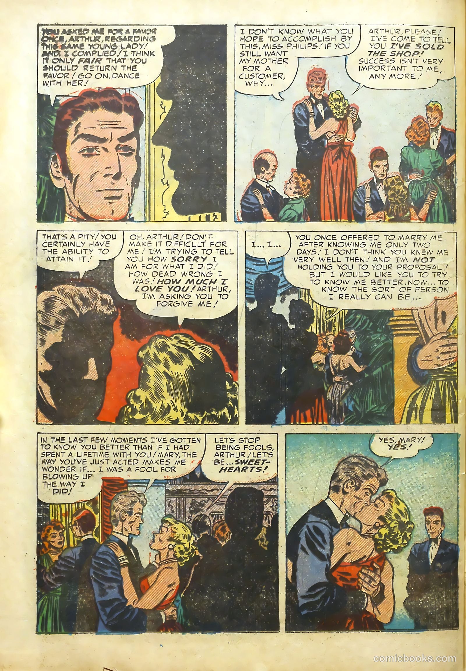 Young Romance #38 (1945) — page 49 of 53