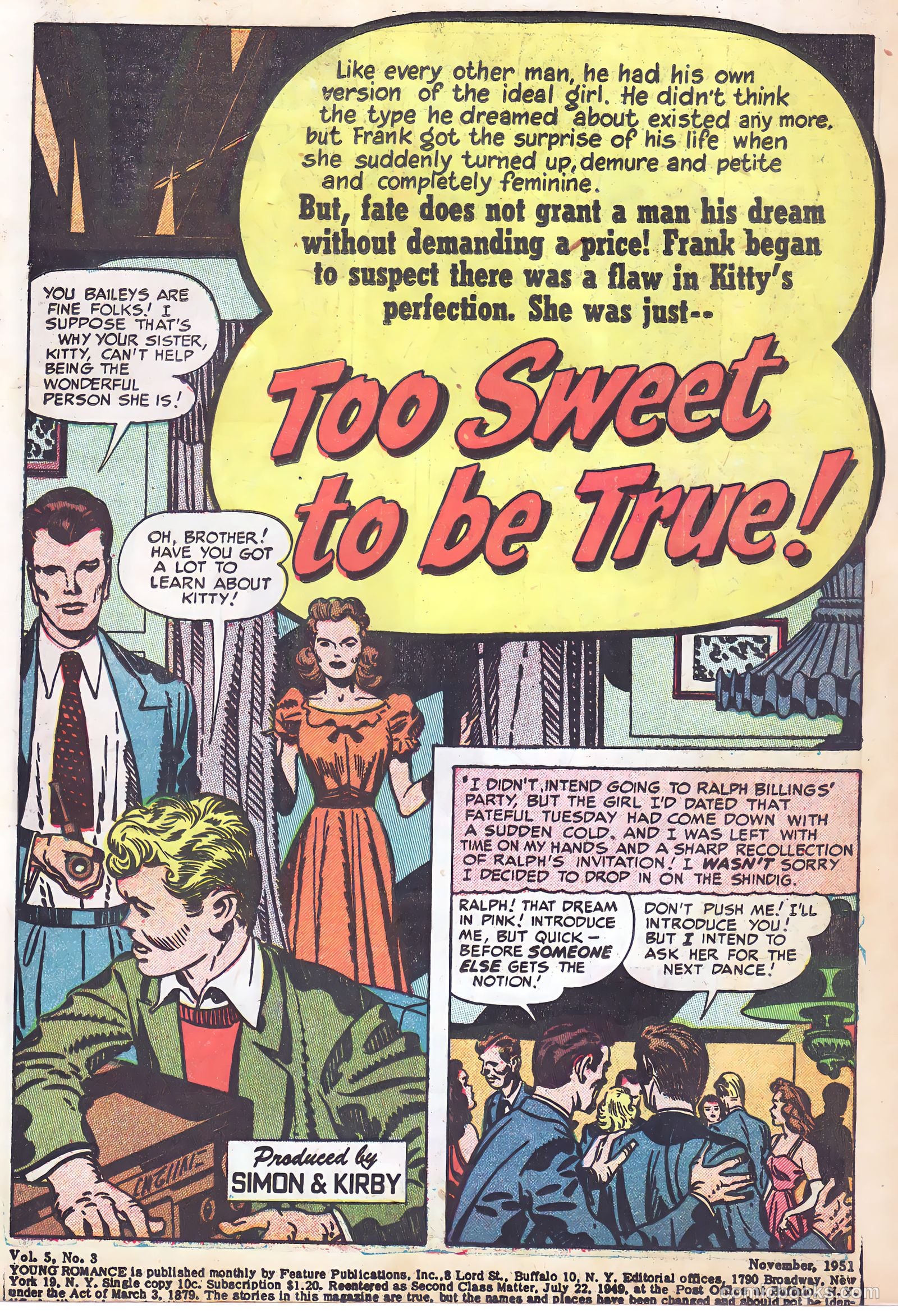 Young Romance #39 (1951) — page 3 of 52