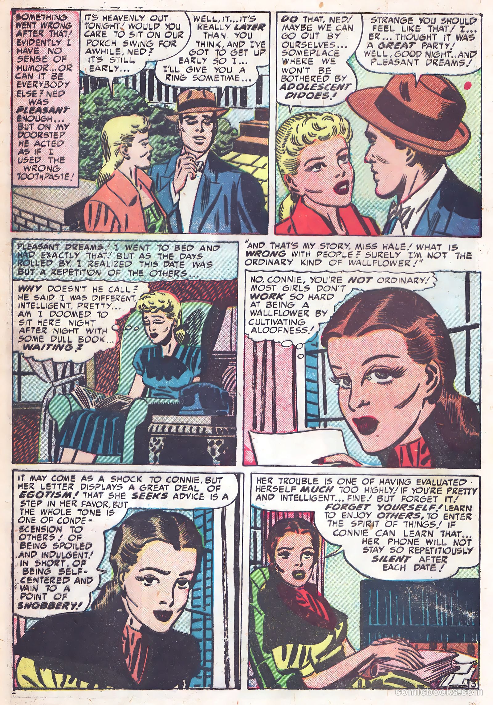 Young Romance #39 (1951) — page 16 of 52