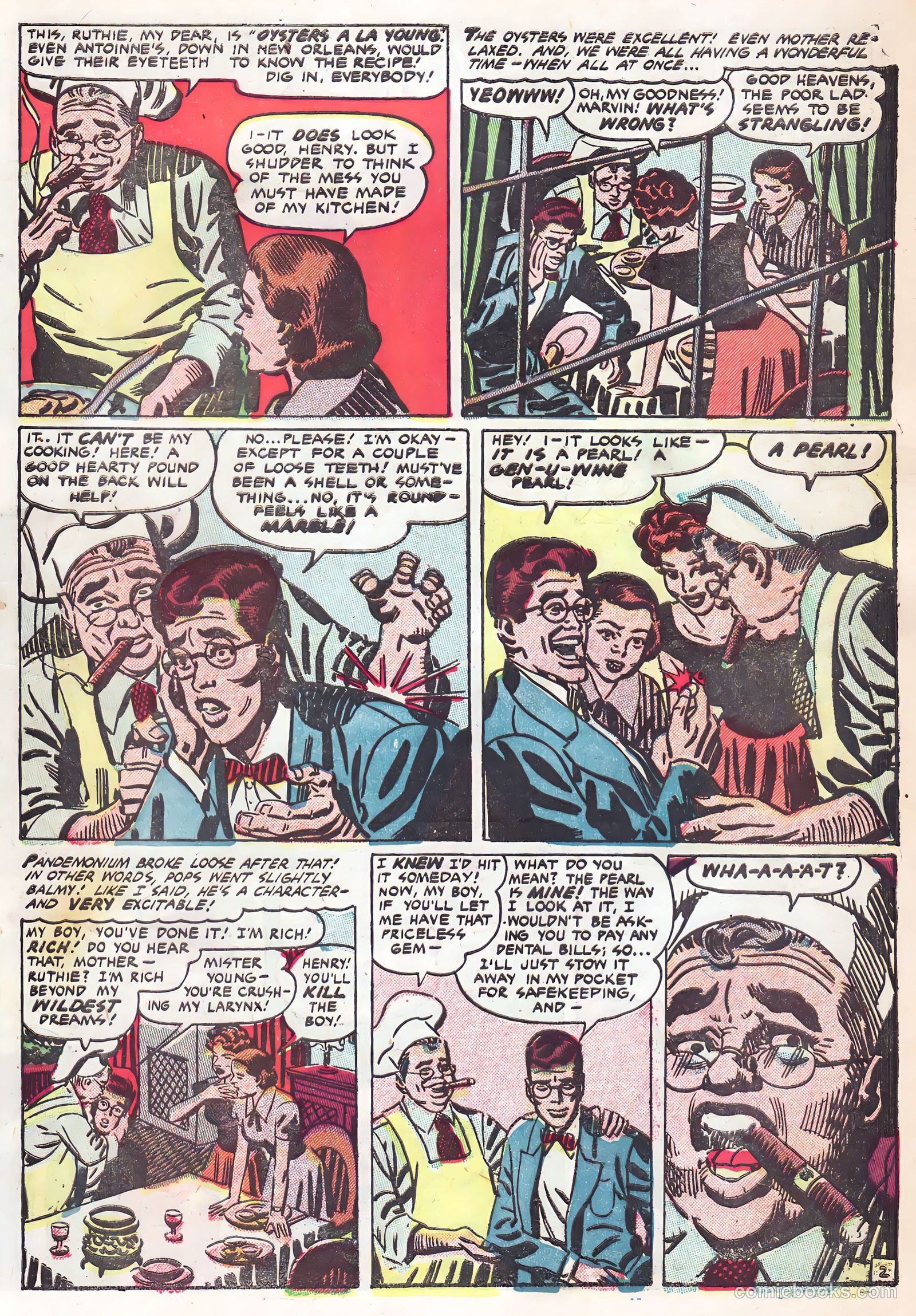 Young Romance #39 (1951) — page 21 of 52