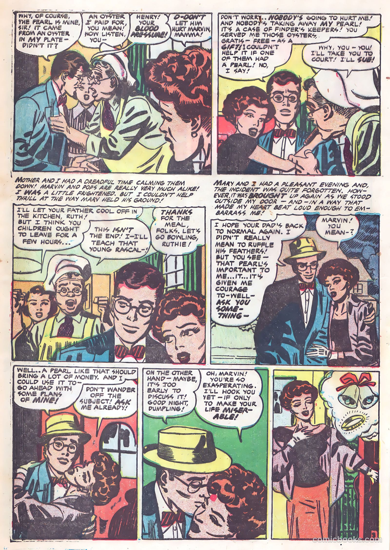Young Romance #39 (1951) — page 22 of 52