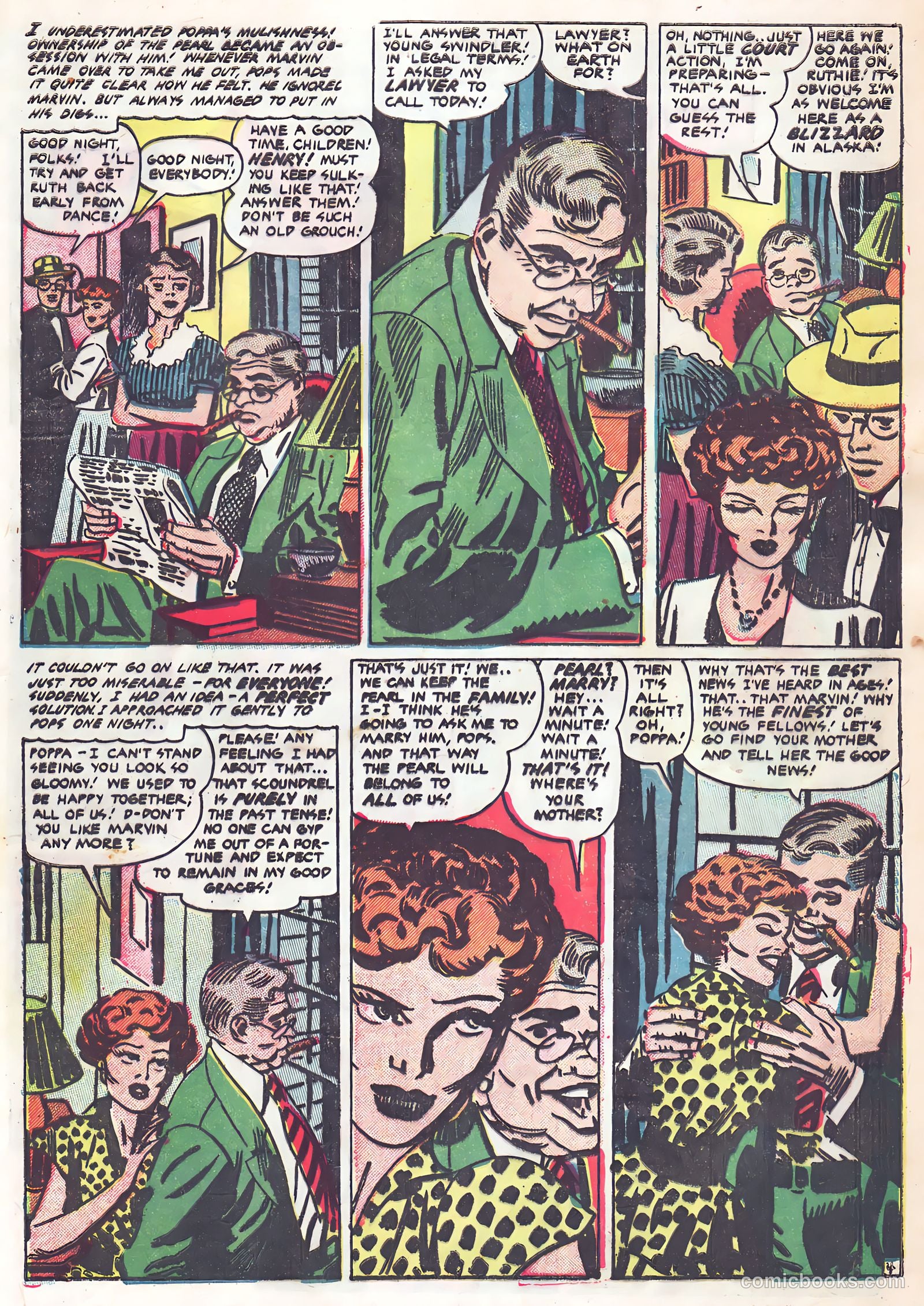 Young Romance #39 (1951) — page 23 of 52