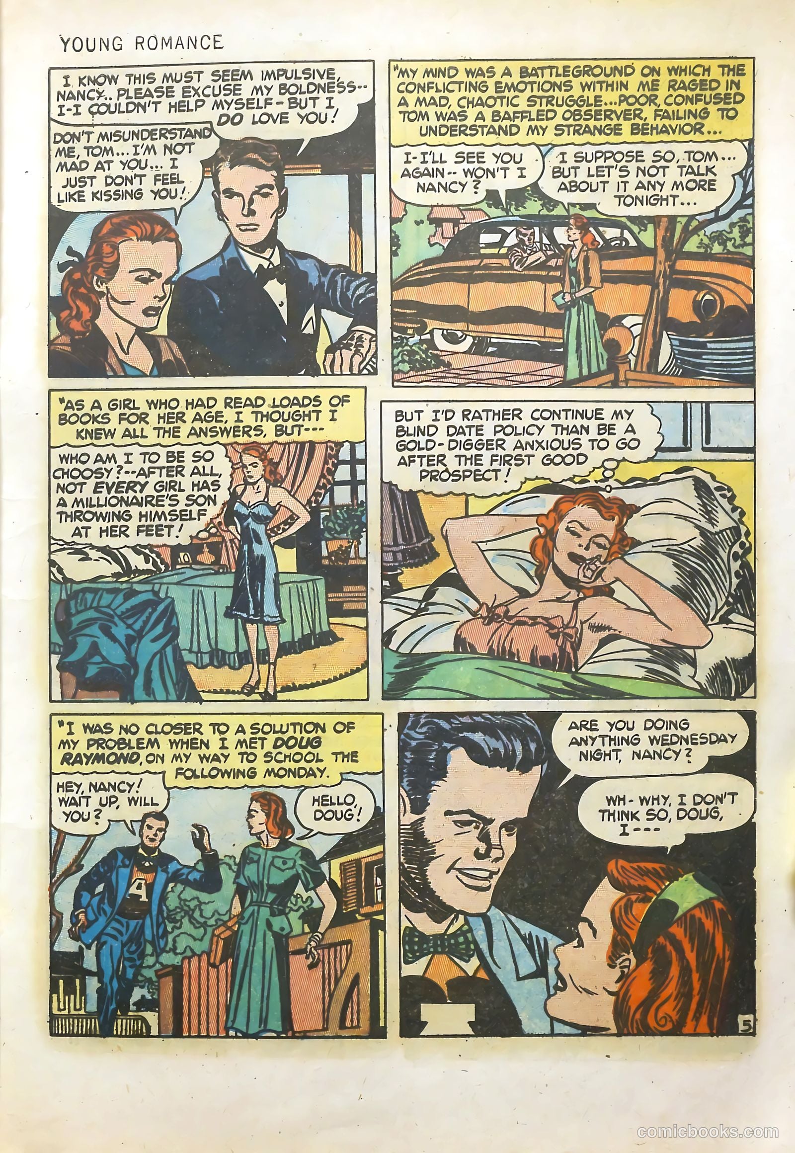 Young Romance #4 (1948) — page 7 of 52