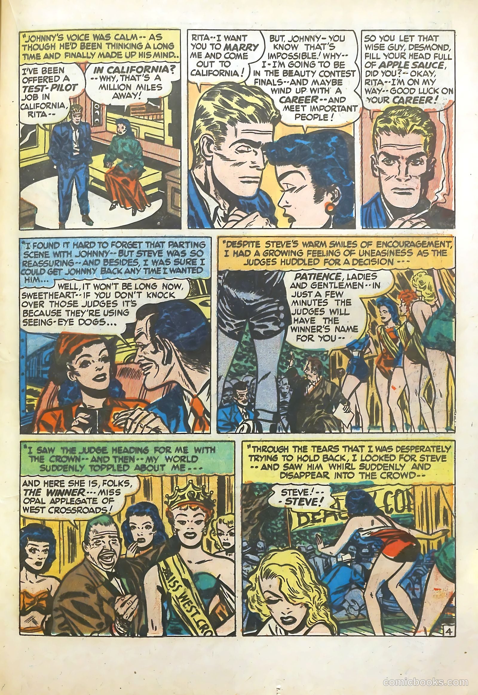 Young Romance #4 (1948) — page 35 of 52