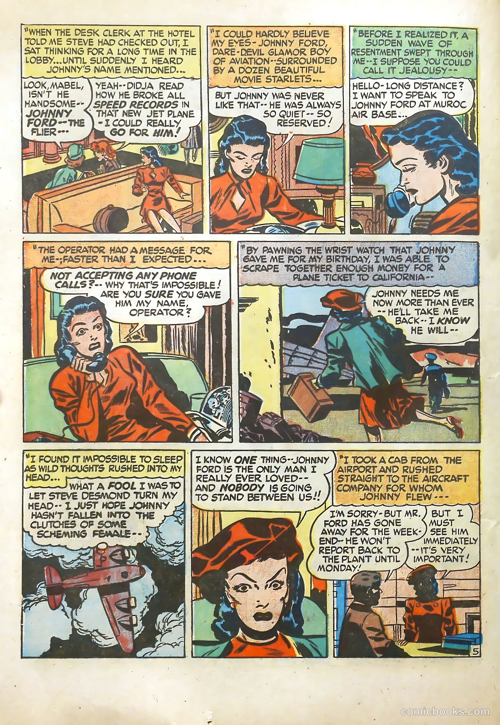 Young Romance #4 (1948) — page 36 of 52