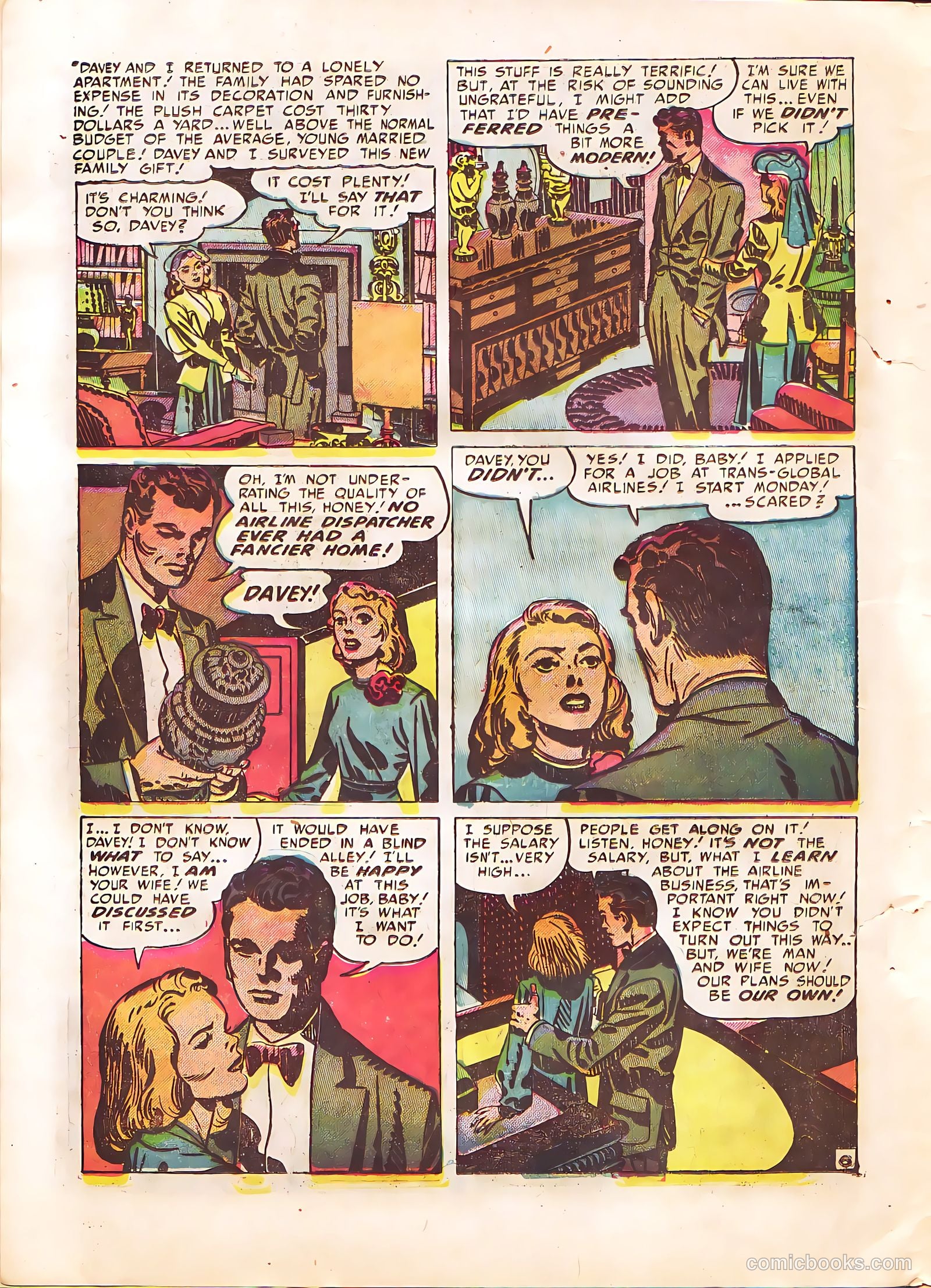 Young Romance #40 (1951) — page 8 of 52
