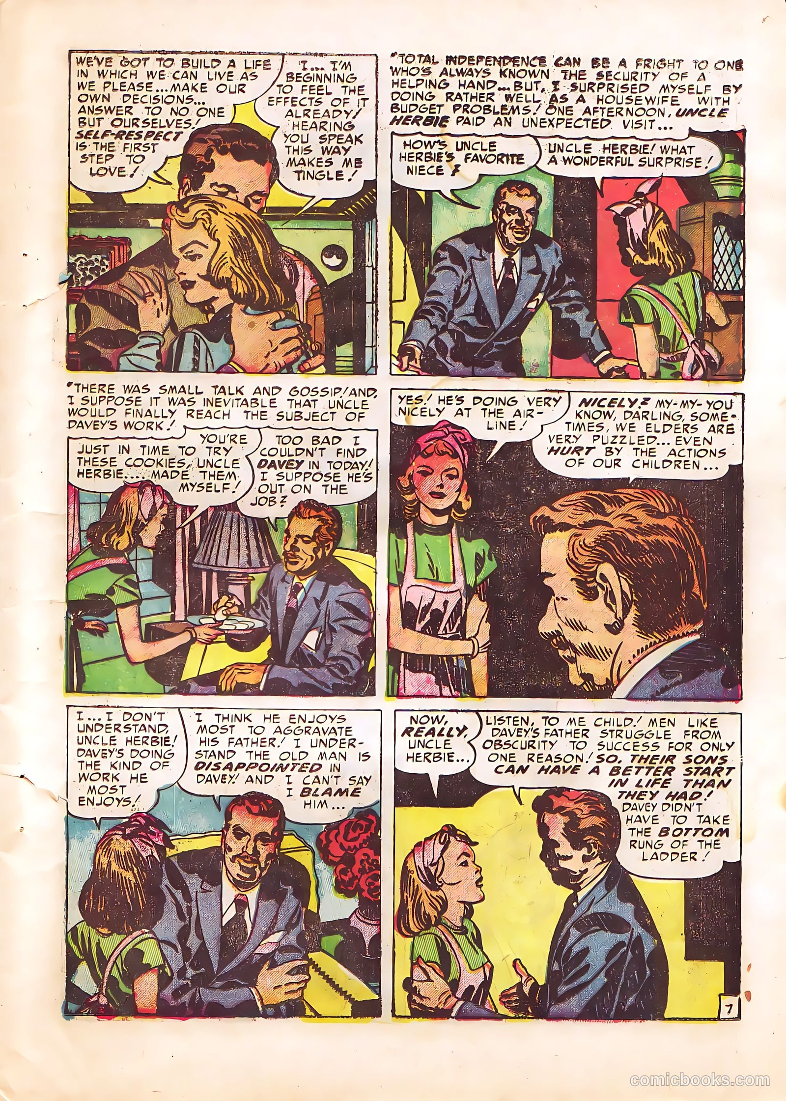 Young Romance #40 (1951) — page 9 of 52