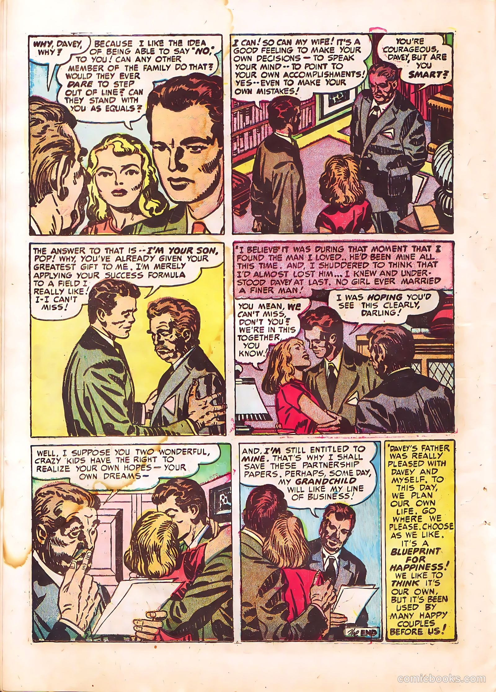 Young Romance #40 (1951) — page 12 of 52