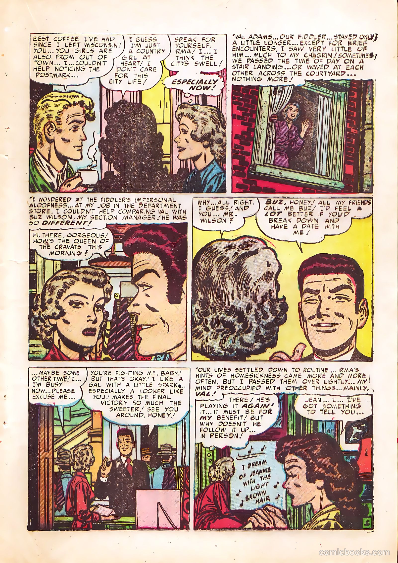 Young Romance #40 (1951) — page 19 of 52