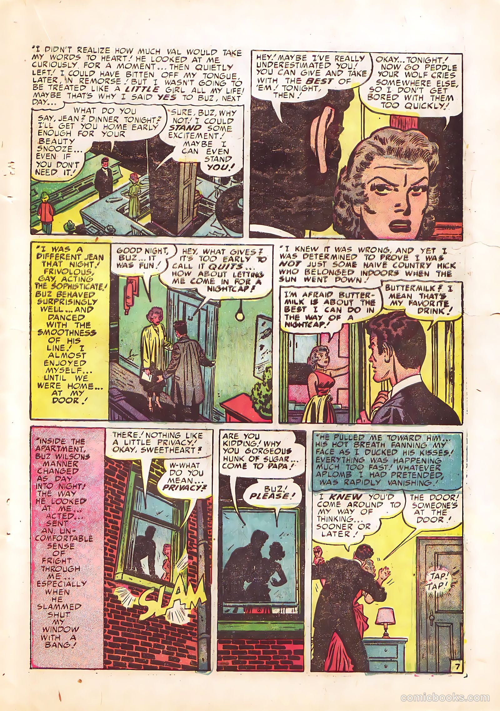 Young Romance #40 (1951) — page 21 of 52