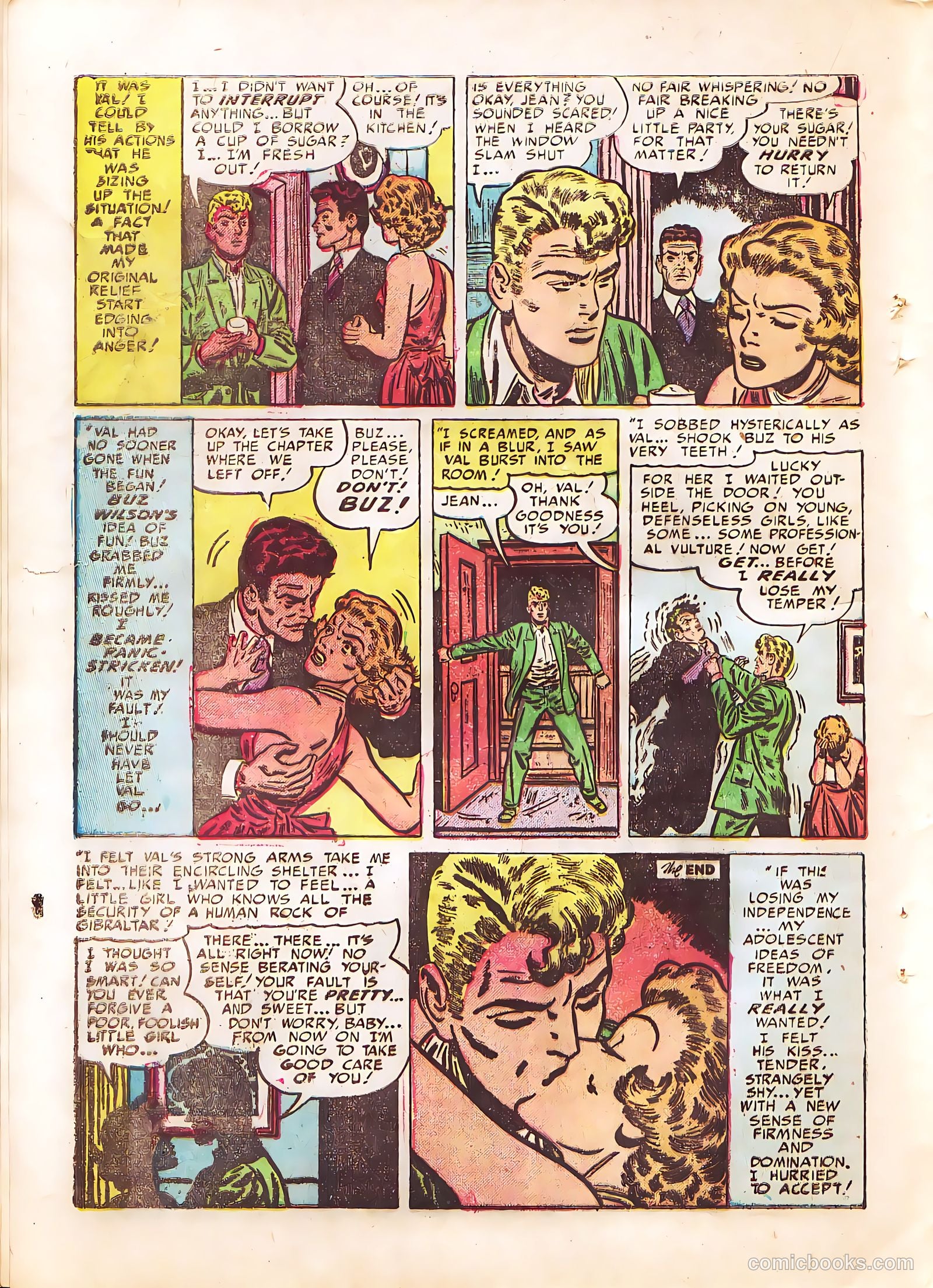 Young Romance #40 (1951) — page 22 of 52