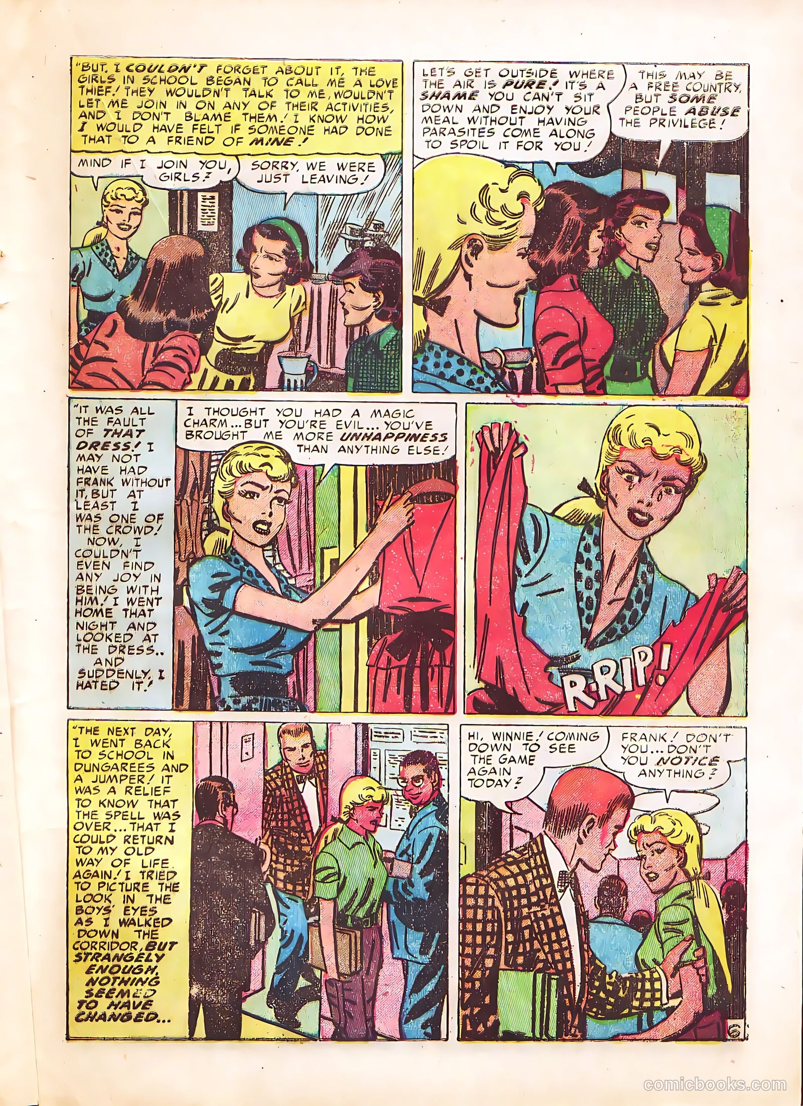 Young Romance #40 (1951) — page 31 of 52