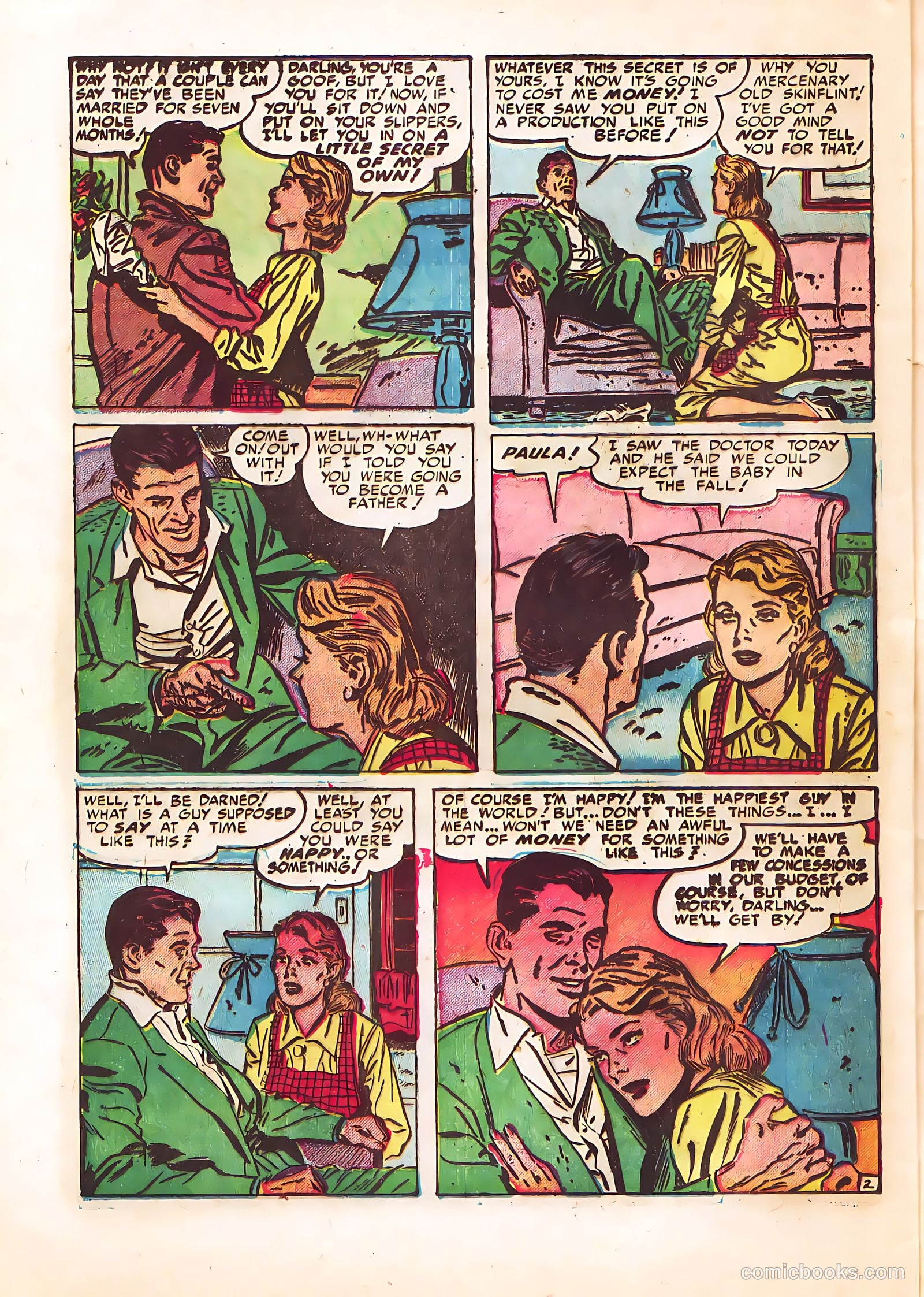 Young Romance #40 (1951) — page 42 of 52
