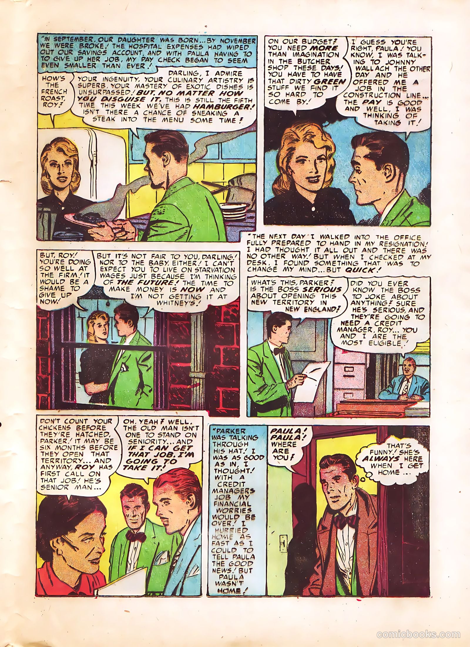 Young Romance #40 (1951) — page 43 of 52