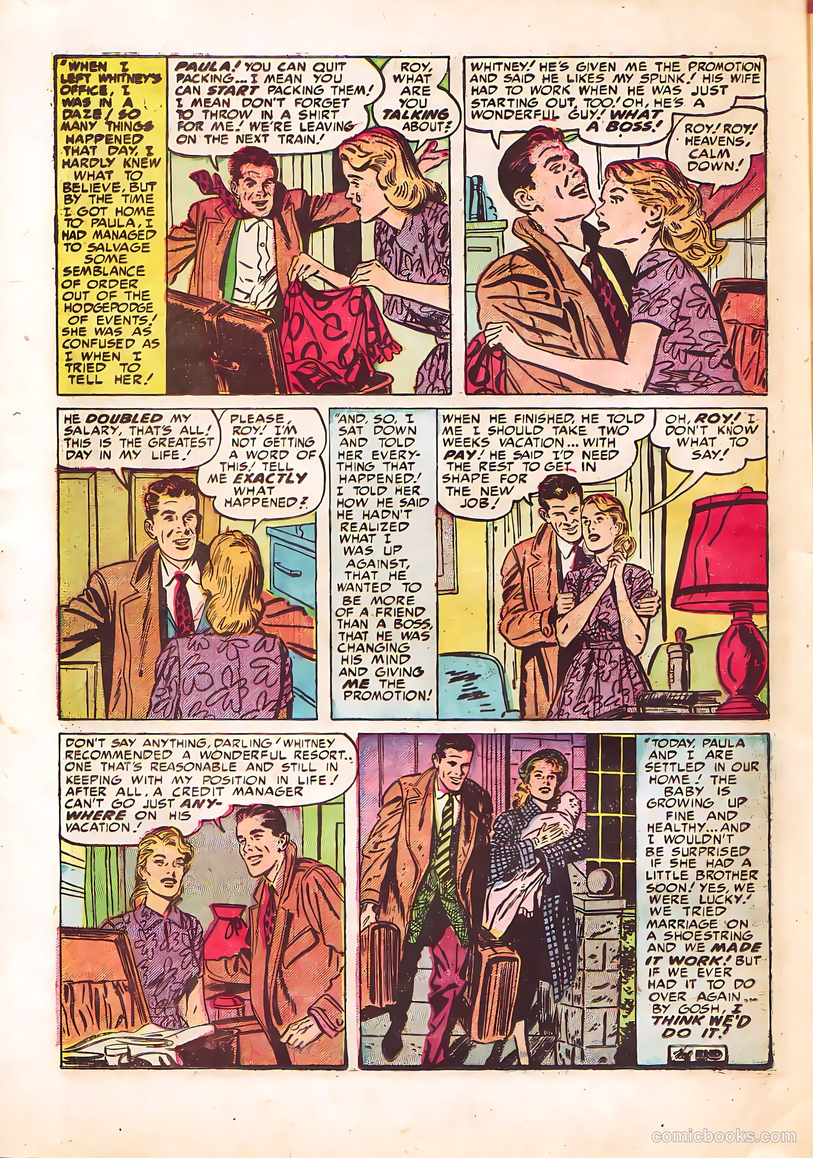 Young Romance #40 (1951) — page 48 of 52