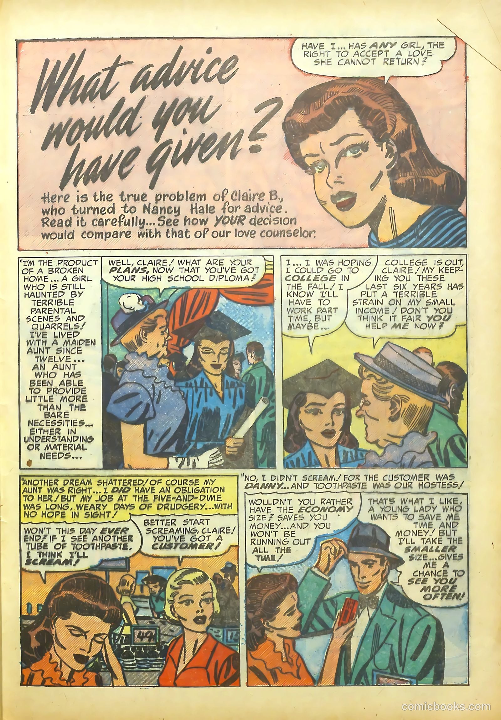 Young Romance #41 (1960) — page 37 of 53