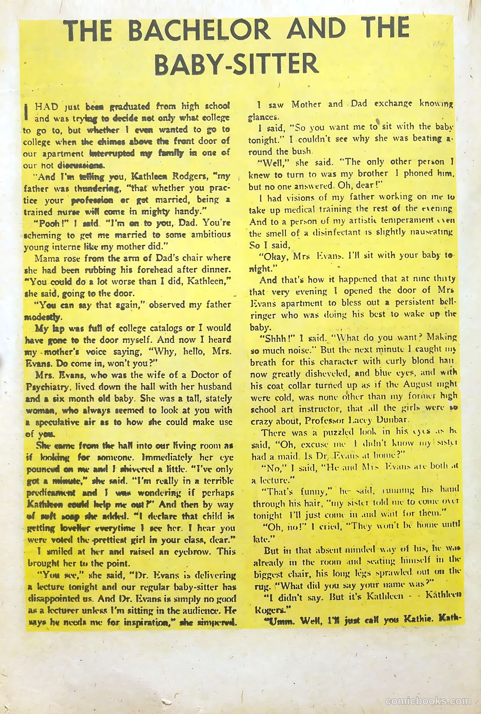 Young Romance #5 (1949) — page 30 of 52