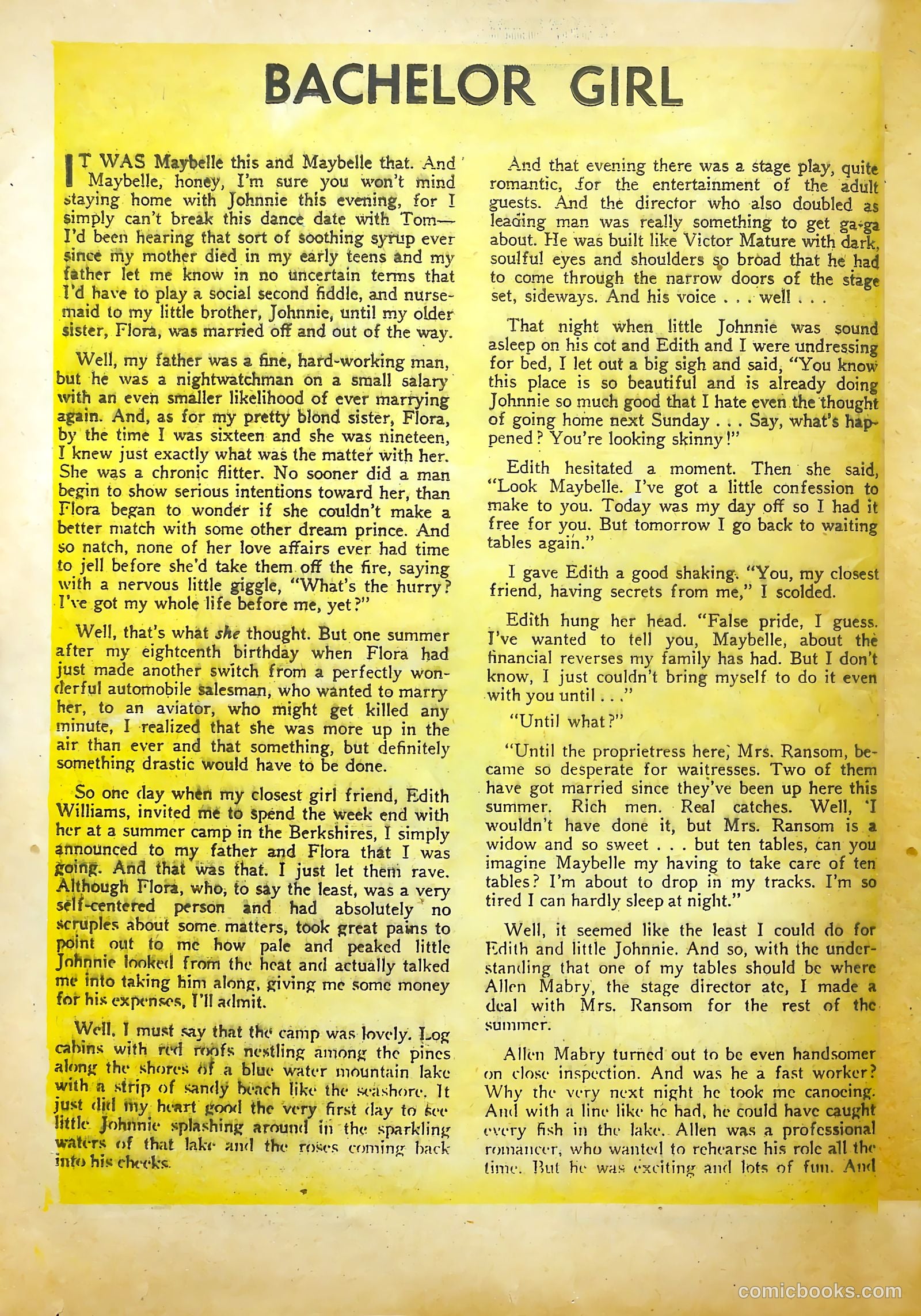 Young Romance #6 (1948) — page 32 of 52
