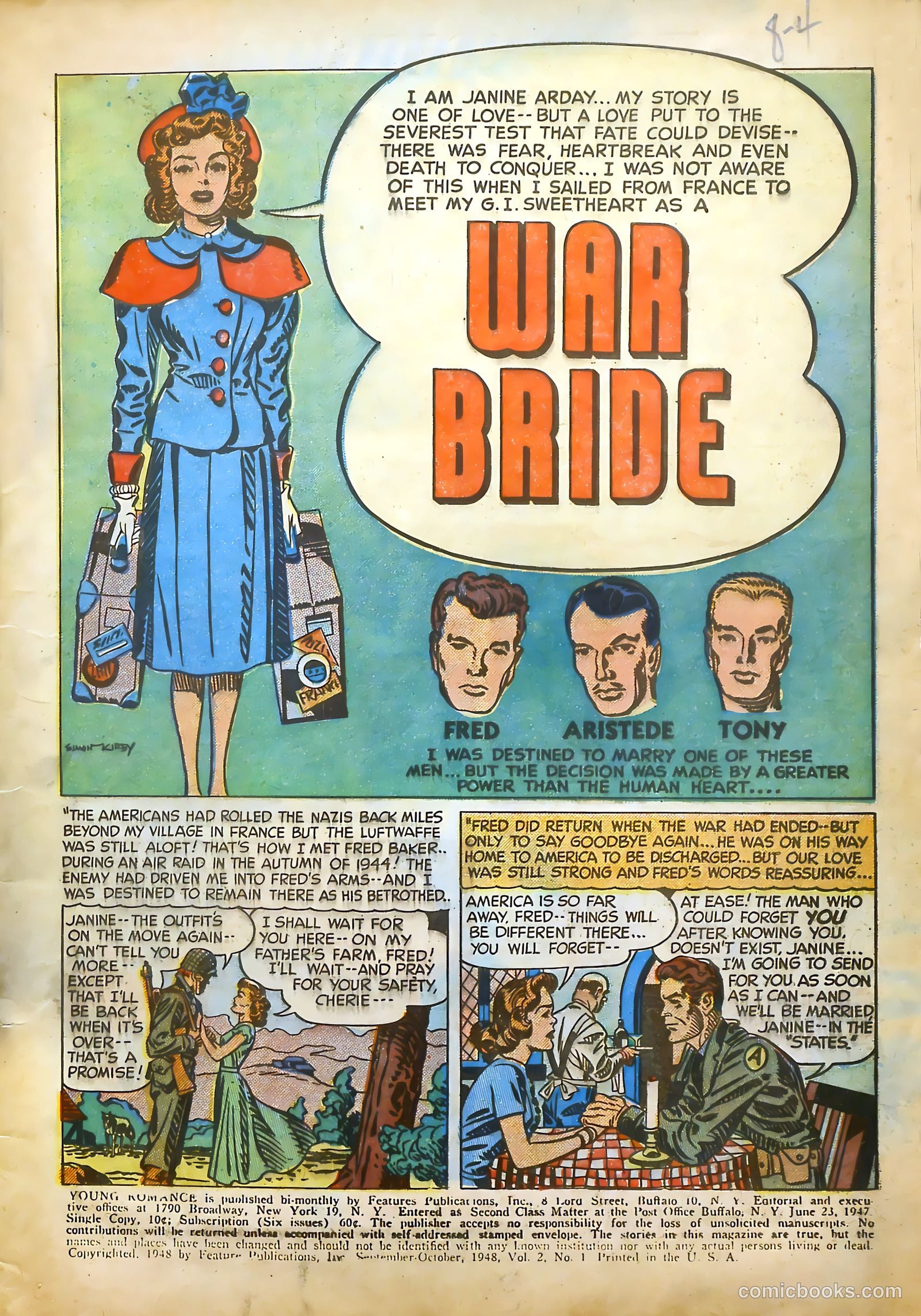 Young Romance #7 (1948) — page 3 of 52