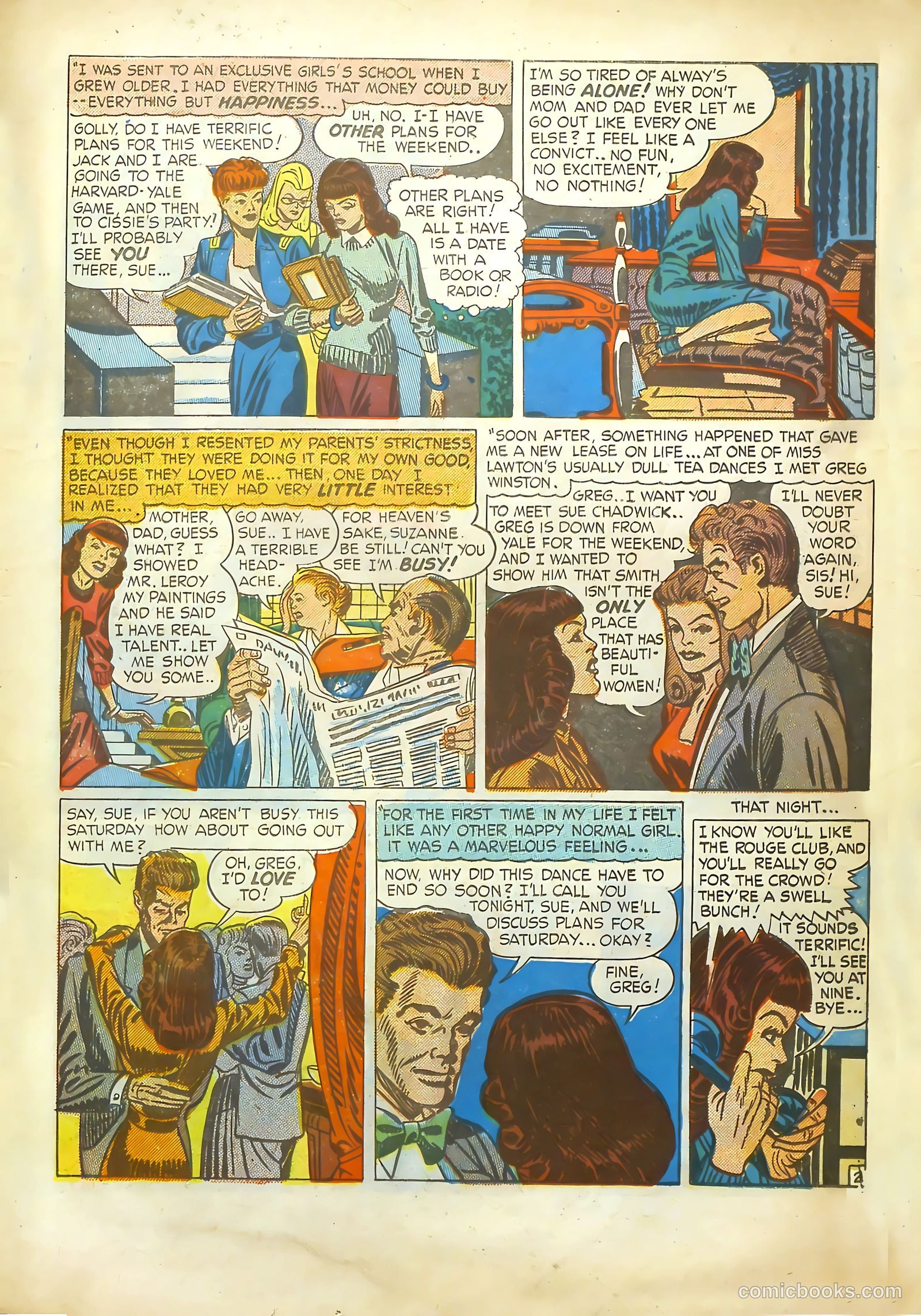 Young Romance #7 (1948) — page 25 of 52