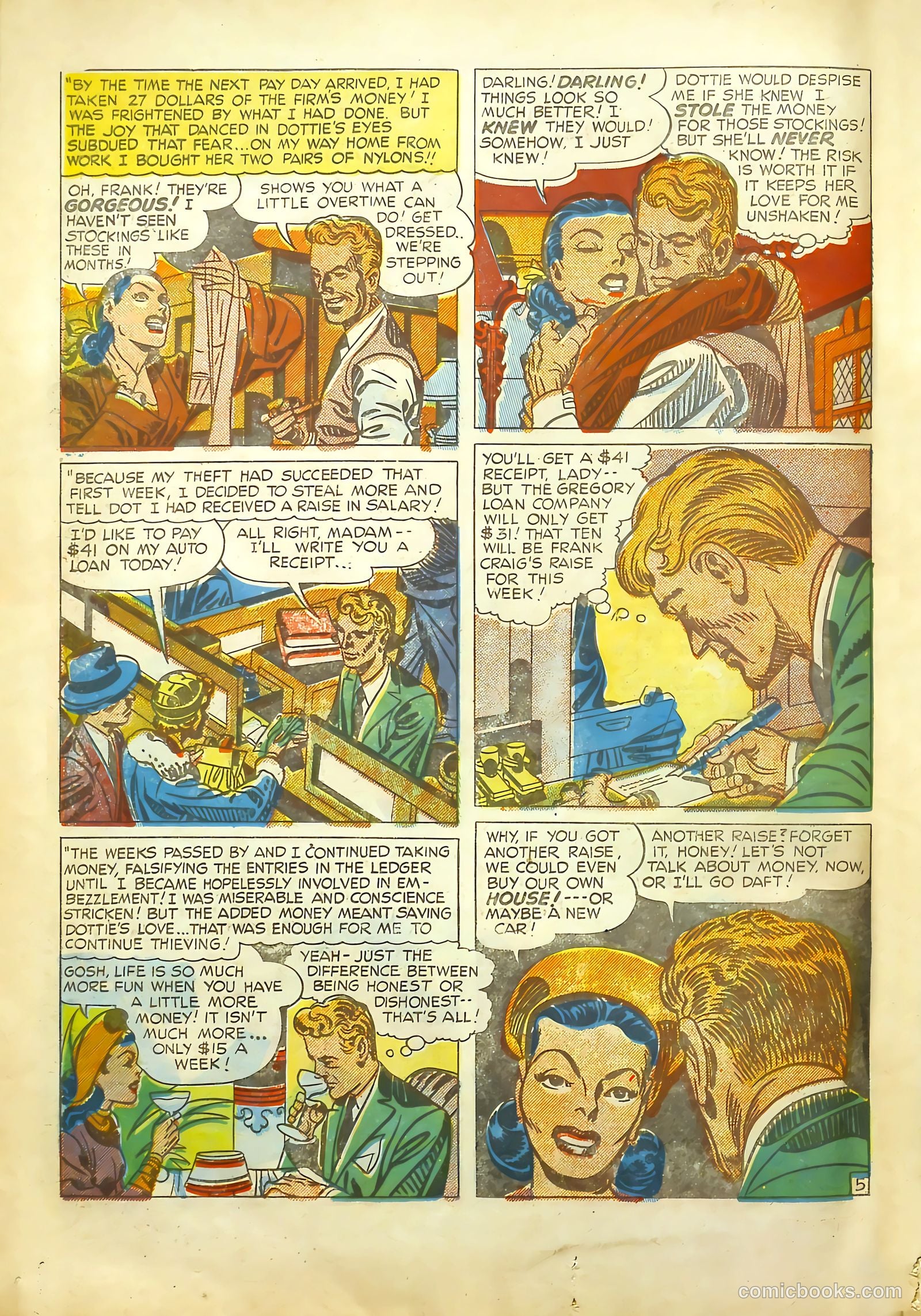 Young Romance #7 (1948) — page 36 of 52