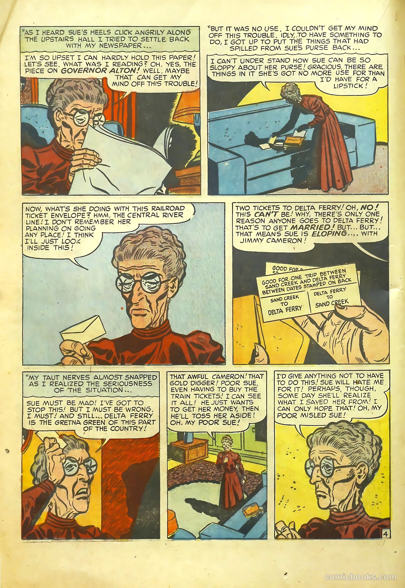 Young Romance #8 (1948) — page 19 of 51