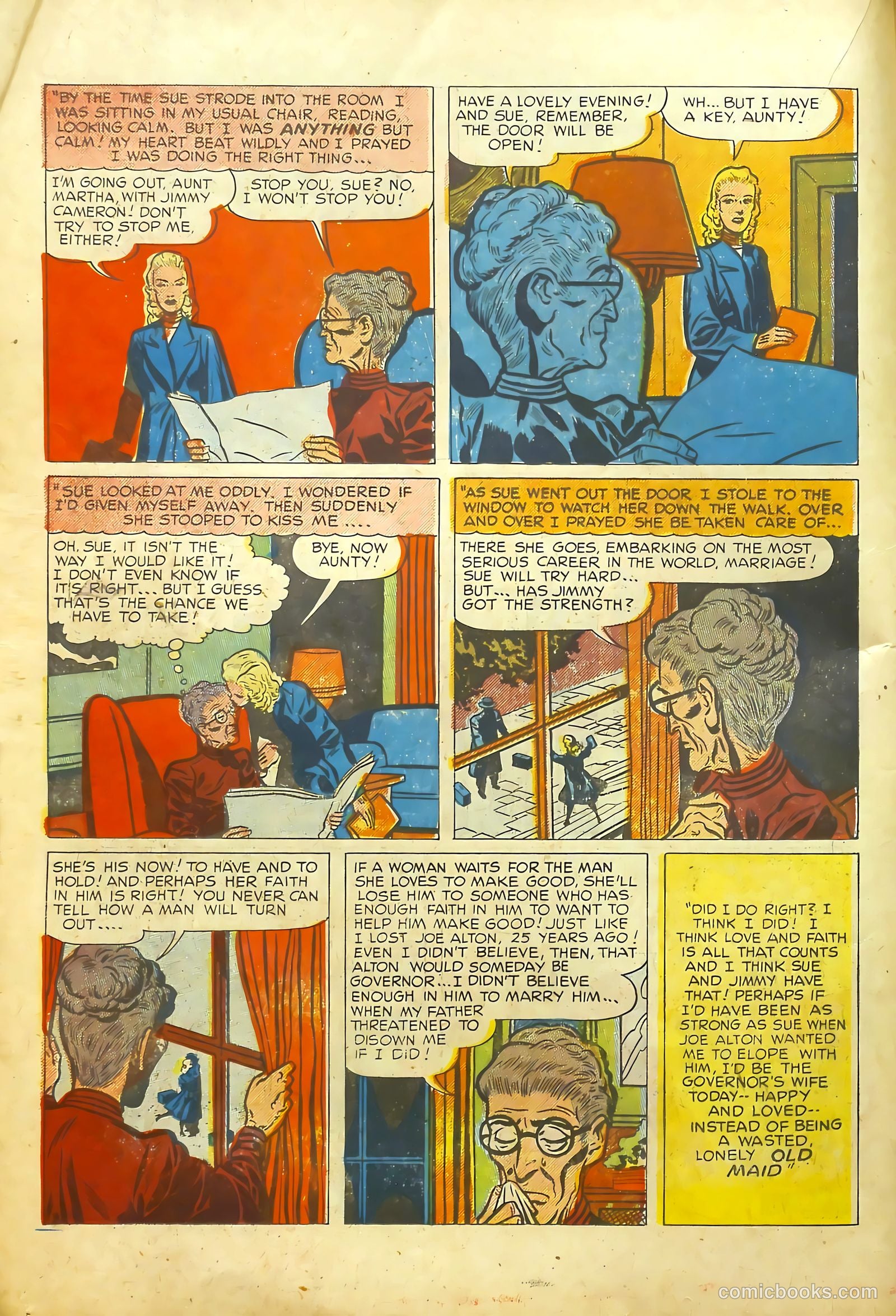 Young Romance #8 (1948) — page 21 of 51