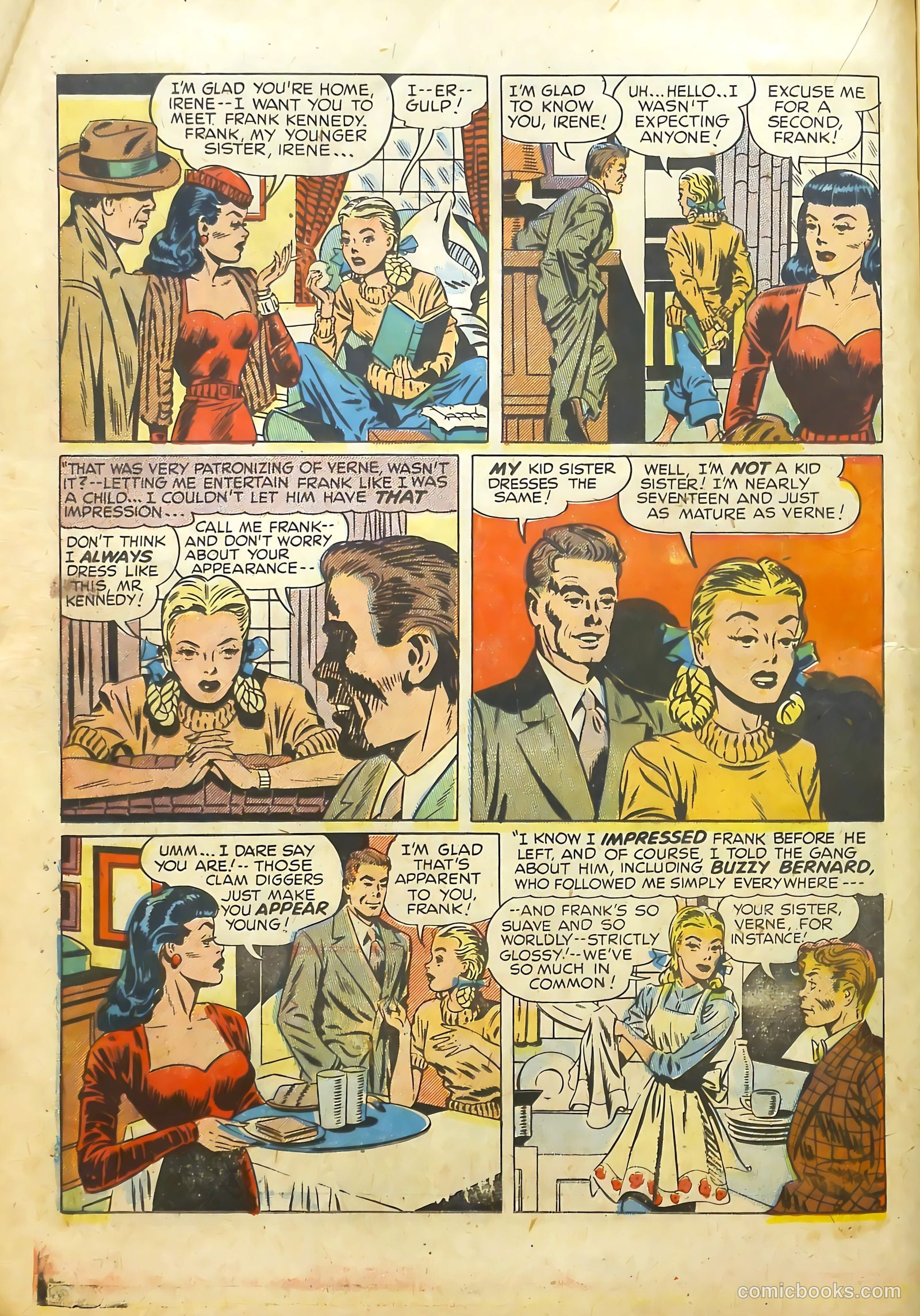 Young Romance #8 (1948) — page 23 of 51