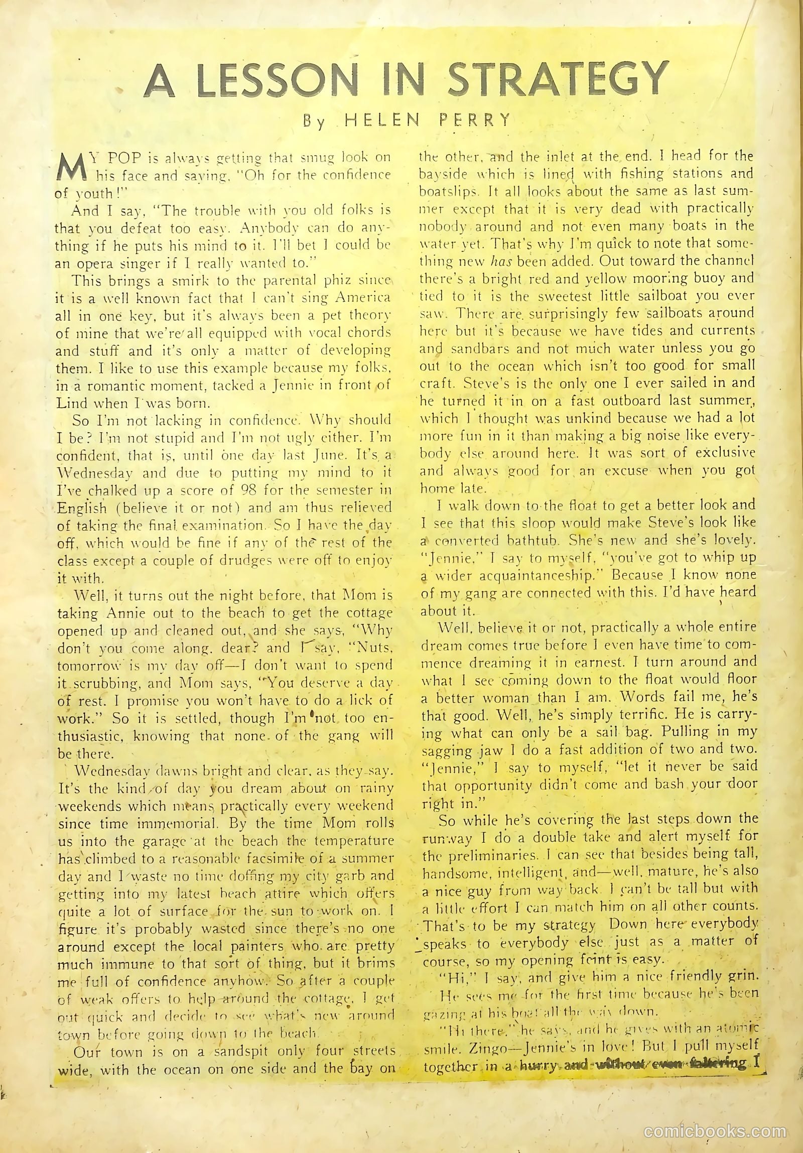 Young Romance #8 (1948) — page 29 of 51