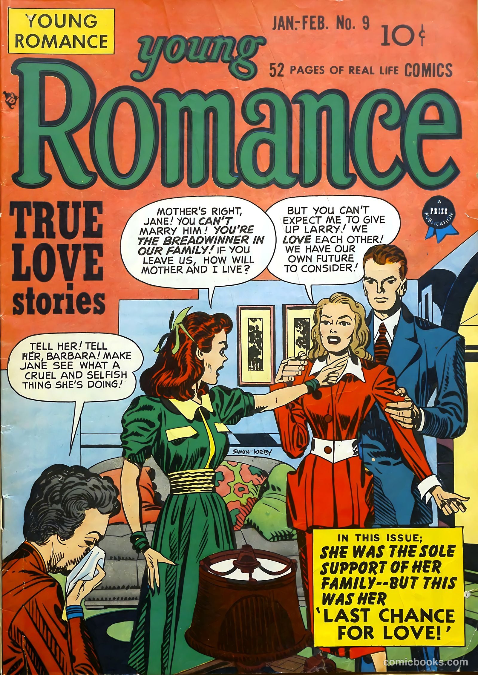 Young Romance #9 (1949) — page 1 of 52