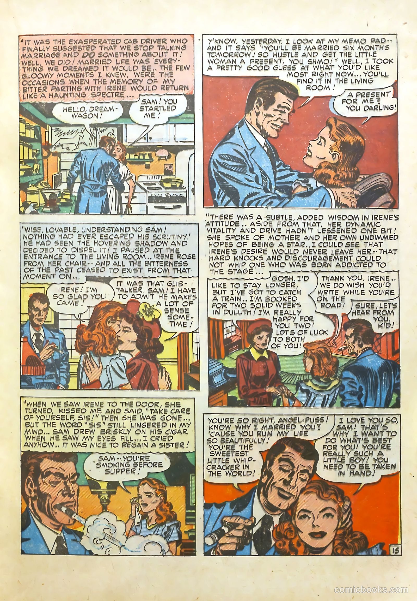 Young Romance #9 (1949) — page 17 of 52
