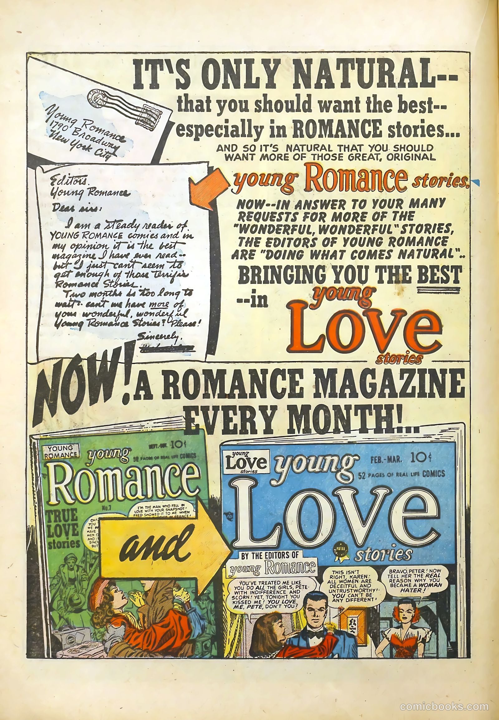 Young Romance #9 (1949) — page 18 of 52