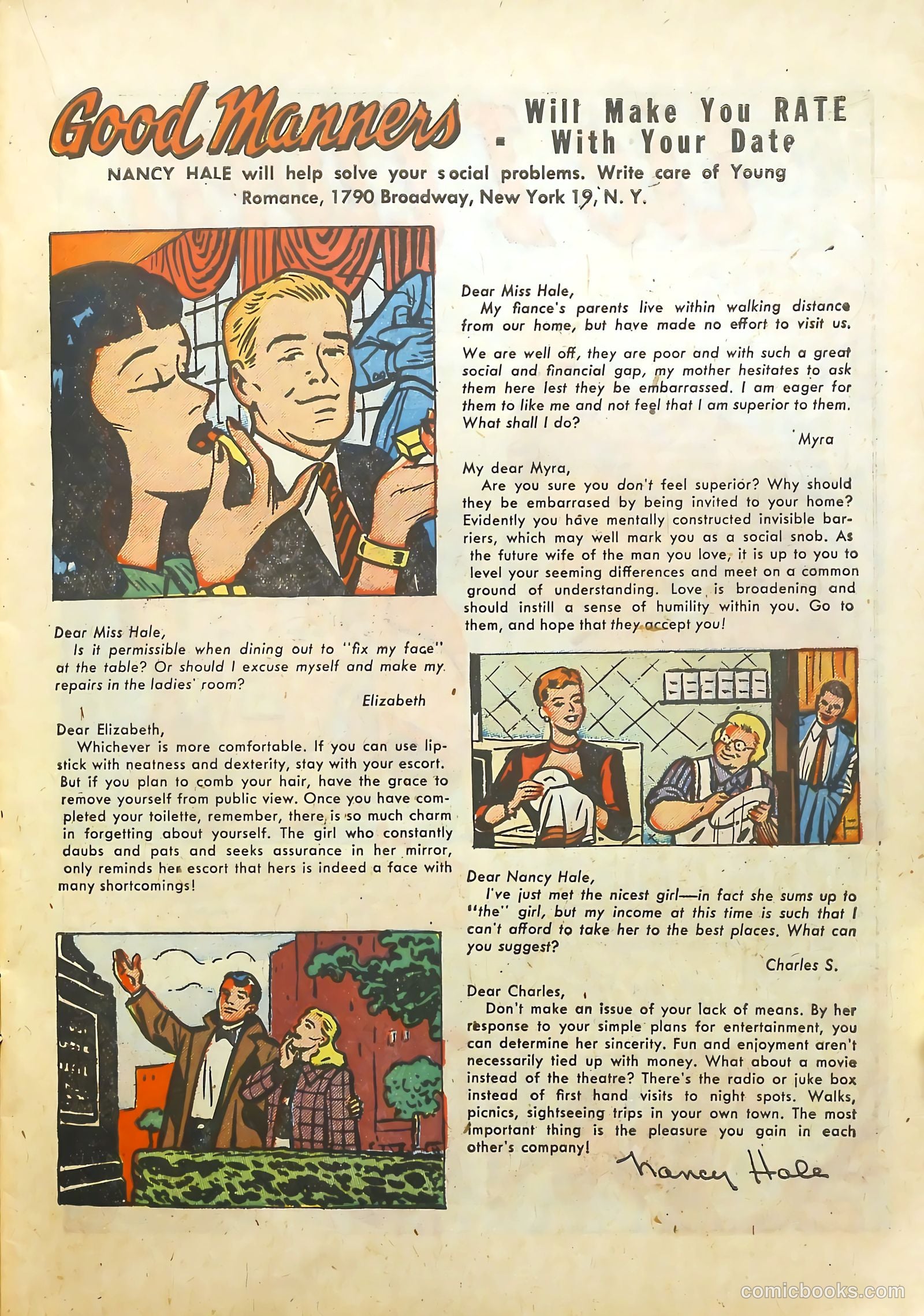 Young Romance #9 (1949) — page 19 of 52