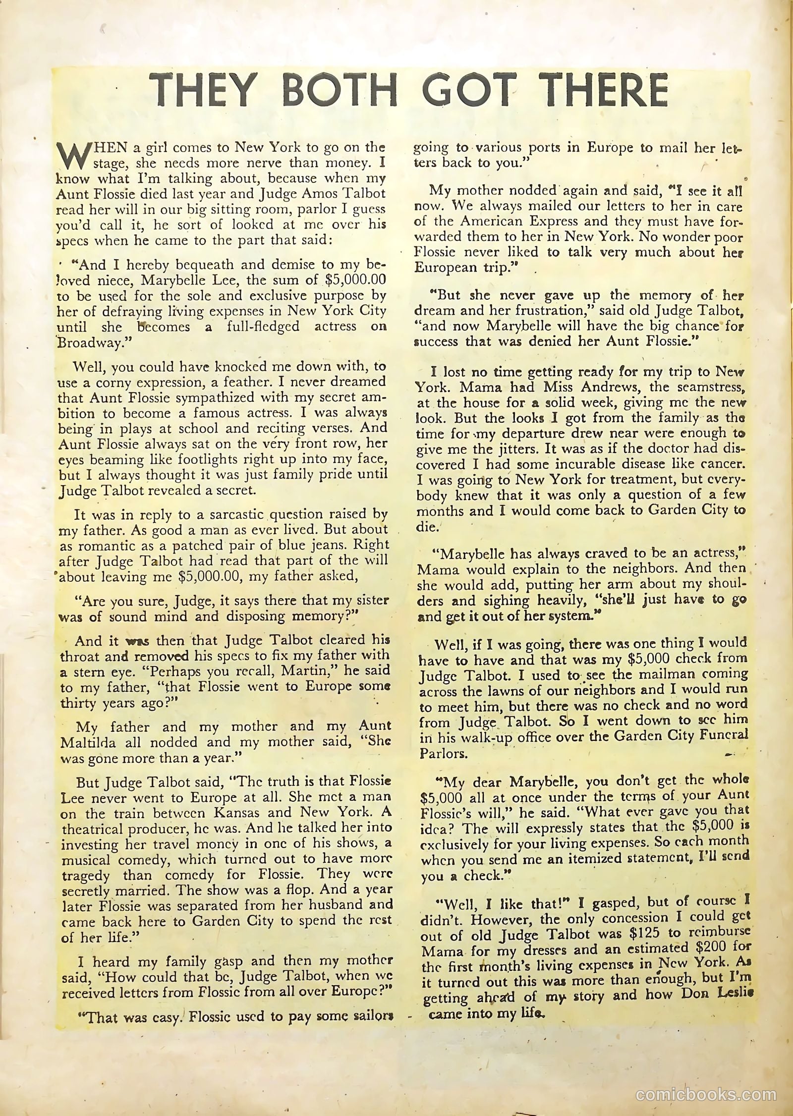 Young Romance #9 (1949) — page 38 of 52