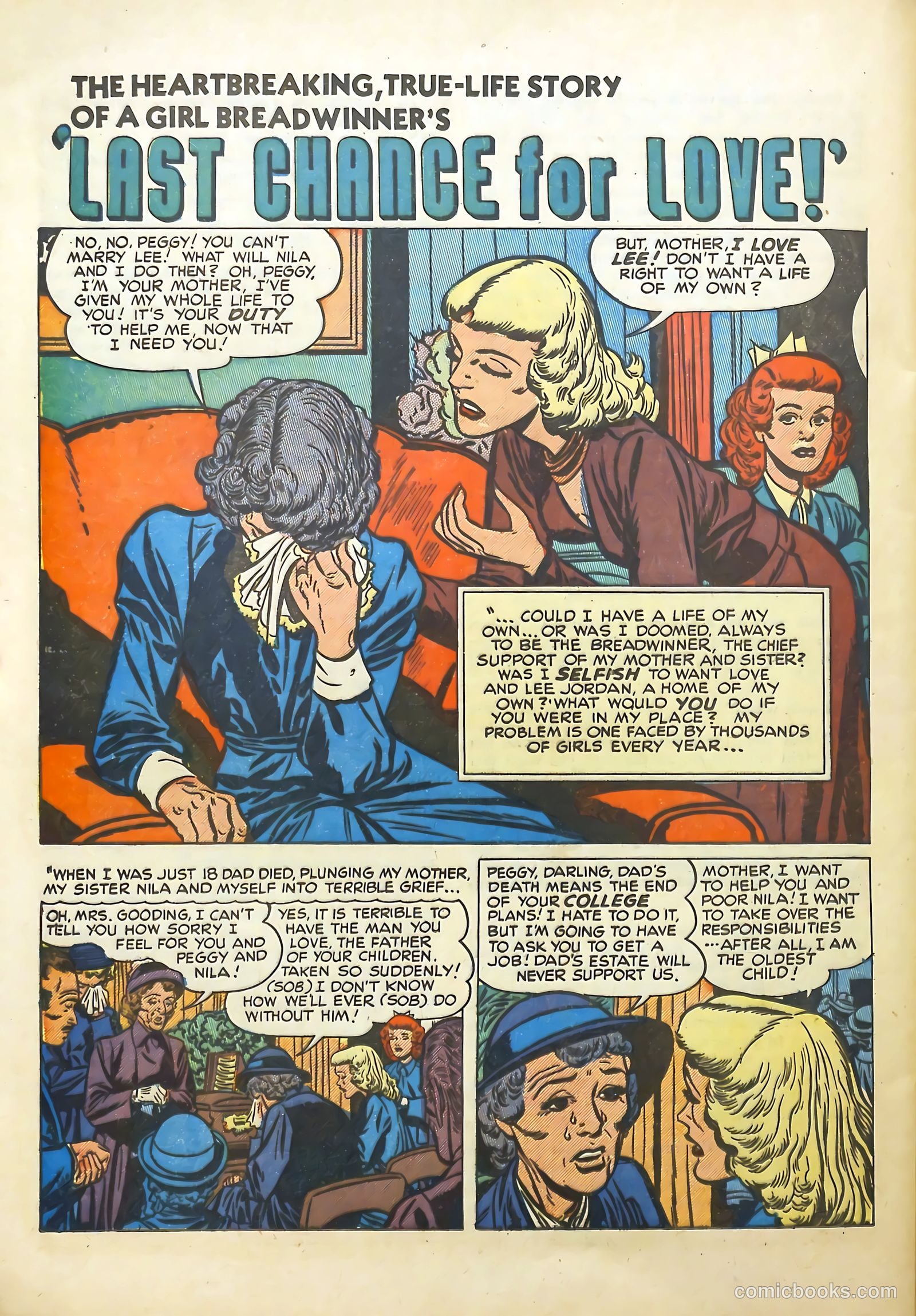 Young Romance #9 (1949) — page 40 of 52