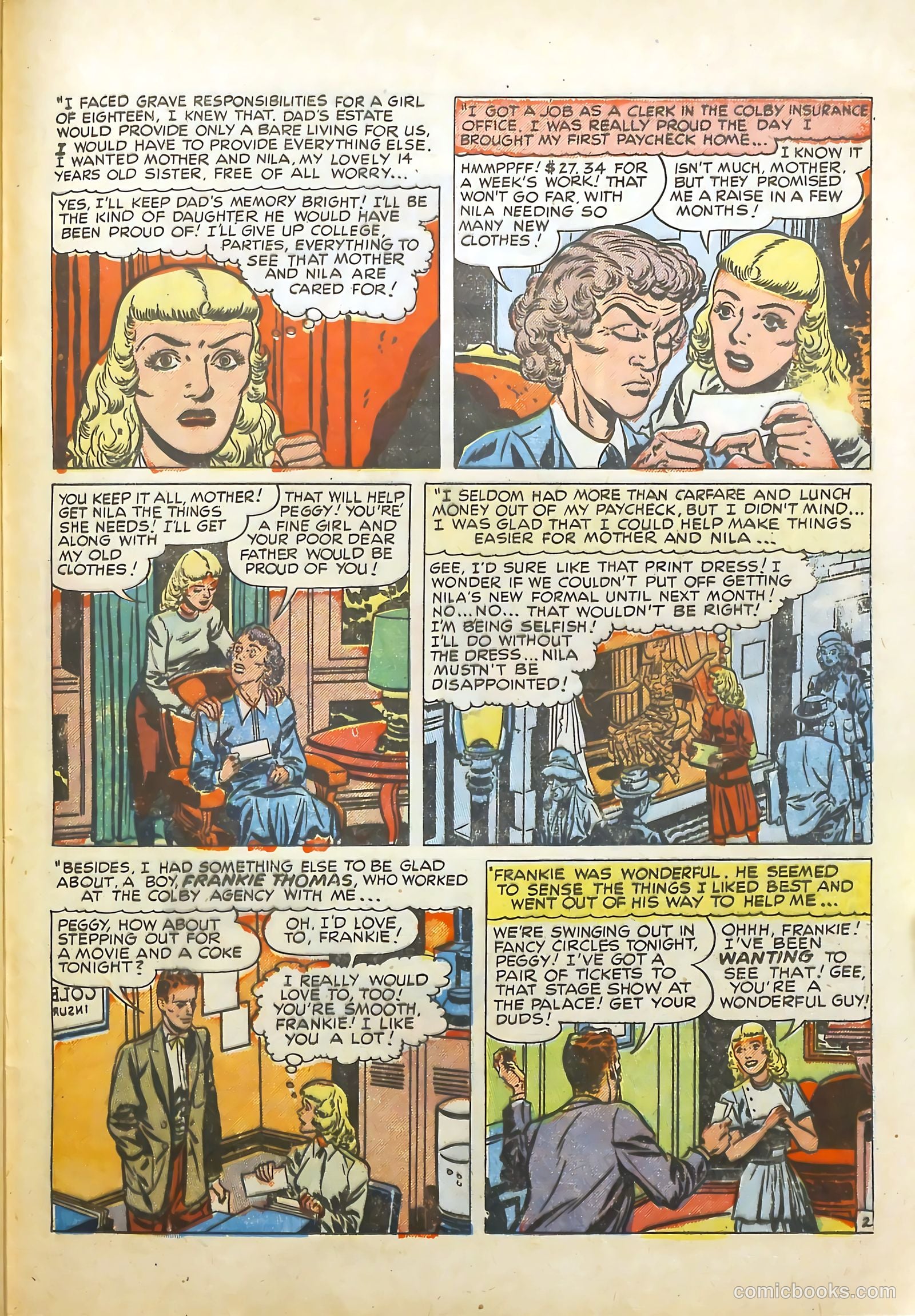 Young Romance #9 (1949) — page 41 of 52