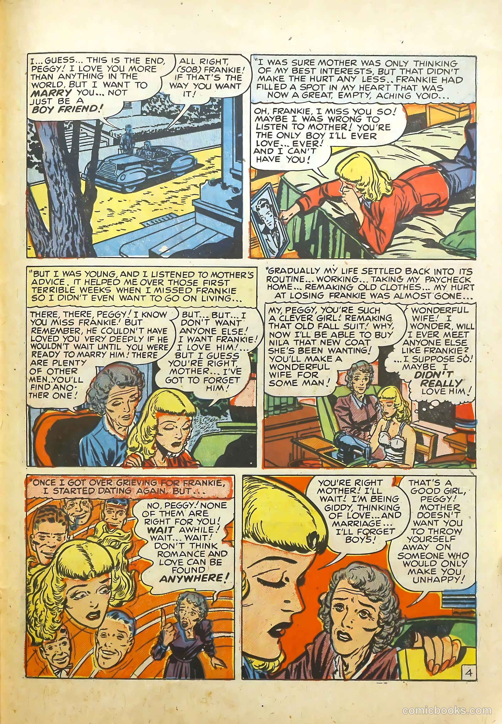 Young Romance #9 (1949) — page 43 of 52
