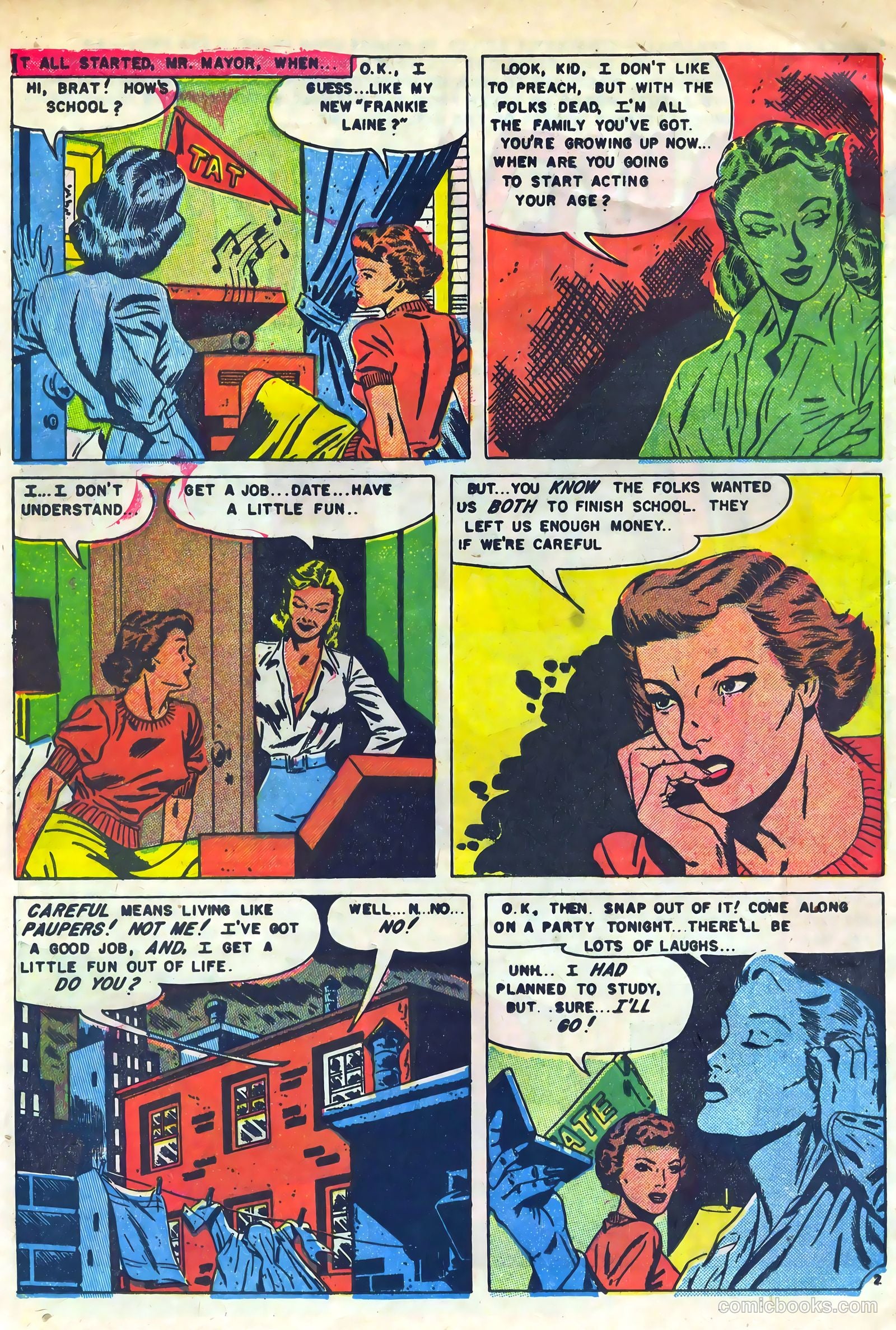 Youthful Hearts #1 (1952) — page 12 of 36
